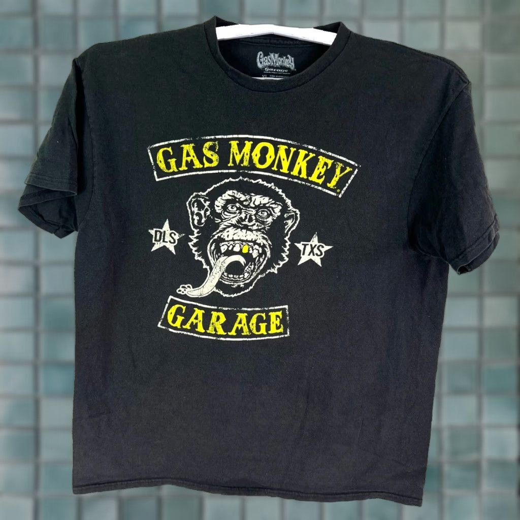 GAS VINTAGE NOPE Gas Monkey Garage T-Shirt Mens Size XL Black Size US XL / EU 56 / 4 - 1 Thumbnail
