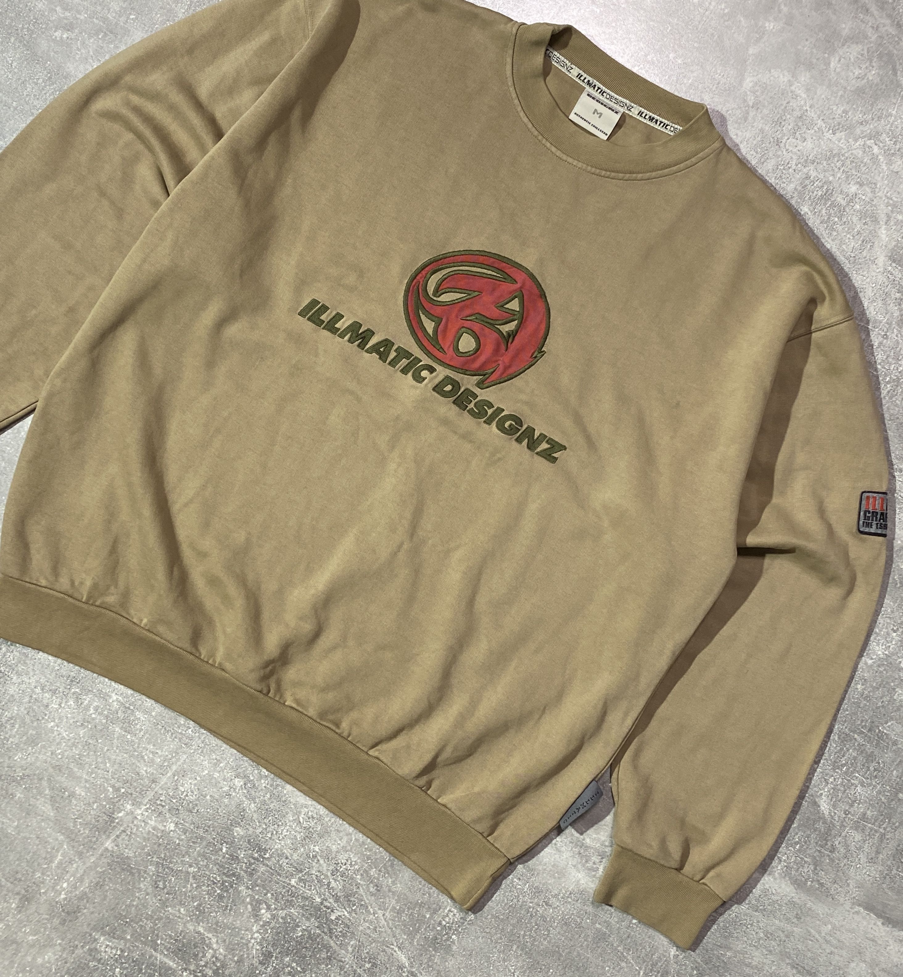 Vintage Illmatic Designz Big Logo Vintage Crewneck Hip-hop Style Size US M / EU 48-50 / 2 - 2 Thumbnail