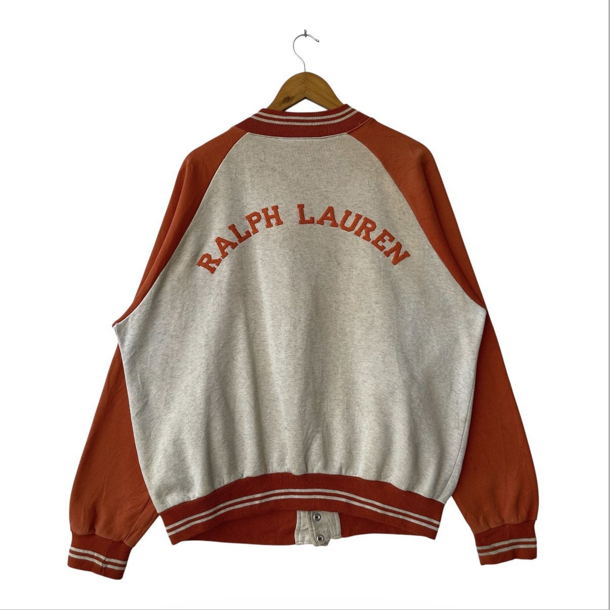 Polo Ralph Lauren Vintage 80s Polo Ralph Lauren Varsity Jacket Made in USA Size US L / EU 52-54 / 3 - 4 Thumbnail