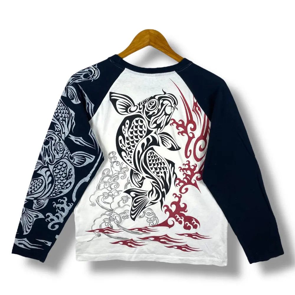 Japanese Brand Japanese Brand CURE ALL Sukajan Long Sleeve Tee Shirt Medium Size US M / EU 48-50 / 2 - 1 Thumbnail