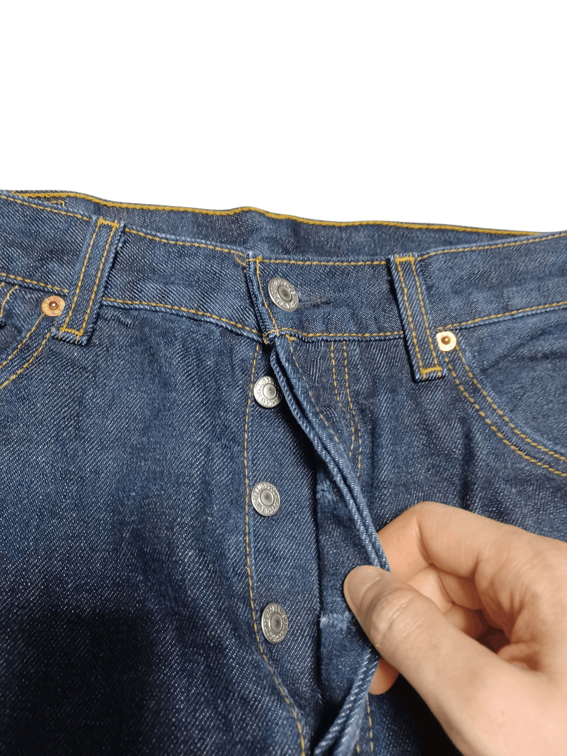 Levi's Vintage Clothing LEVIS 501 VINTAGE 90S W34 L30 JEANS DENIM Size US 34 / EU 50 - 2 Thumbnail