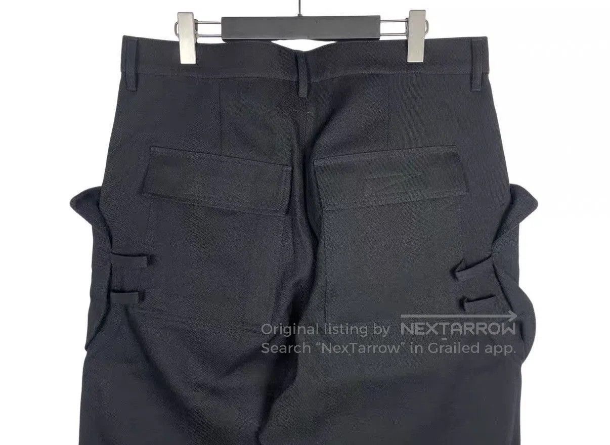 Rick Owens Black Cargo Pants with Multiple Pockets Size 34. Size US 34 / EU 50 - 4 Thumbnail