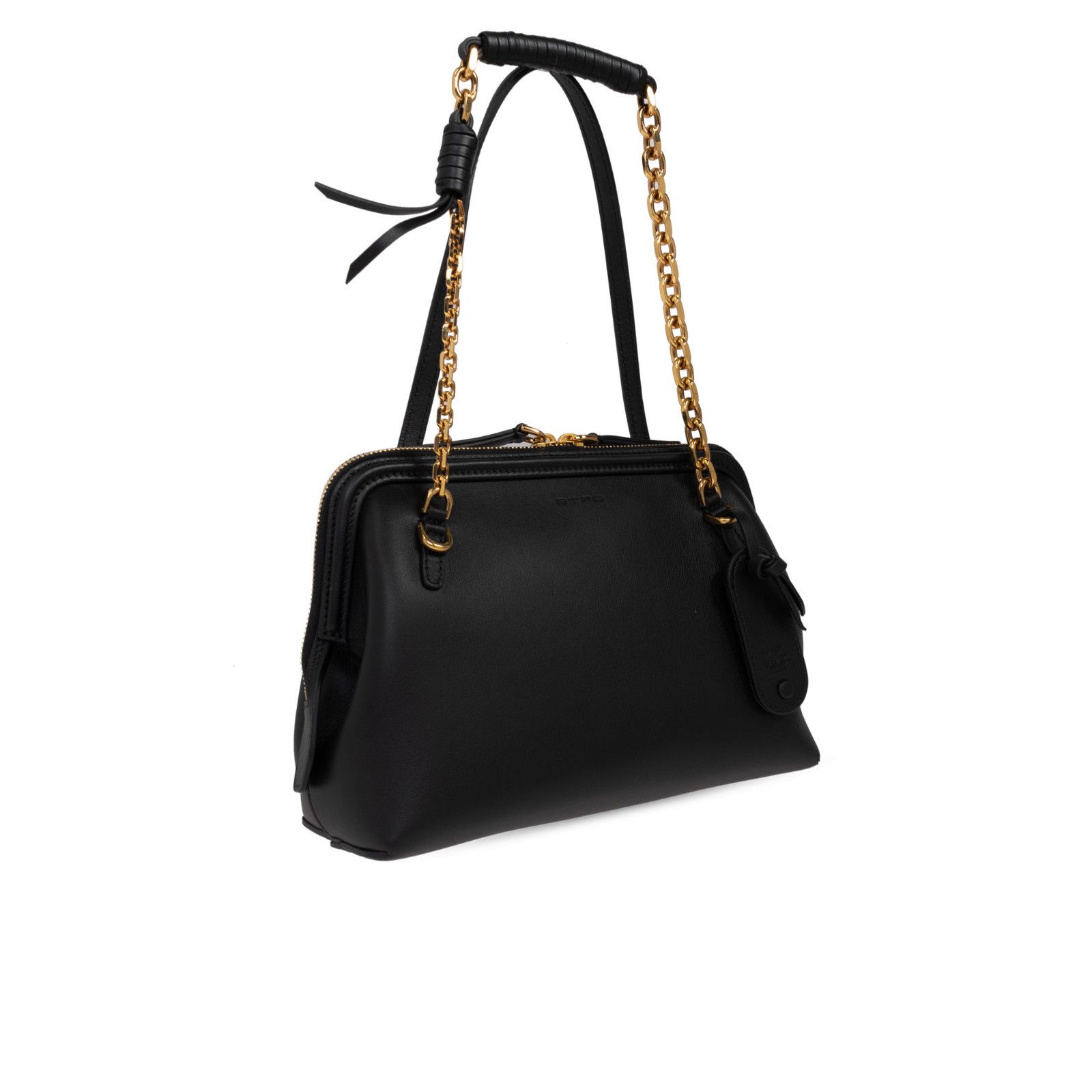 Etro ETRO Black Leather Shoulder Bag New And Authentic Size ONE SIZE - 3 Thumbnail
