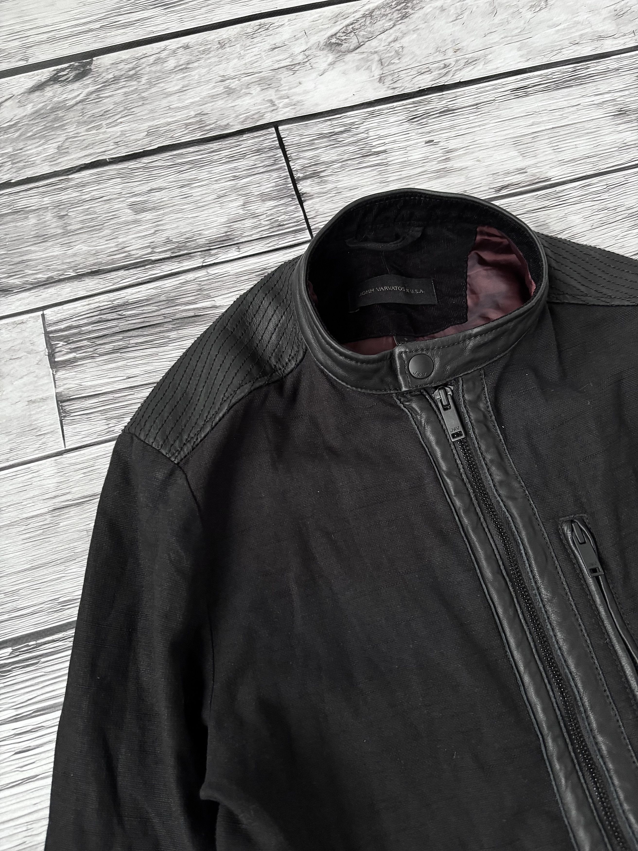 John Varvatos vtg crazy paris vibe John Varvatos Canvas Moto Jacket Size US S / EU 44-46 / 1 - 5 Thumbnail