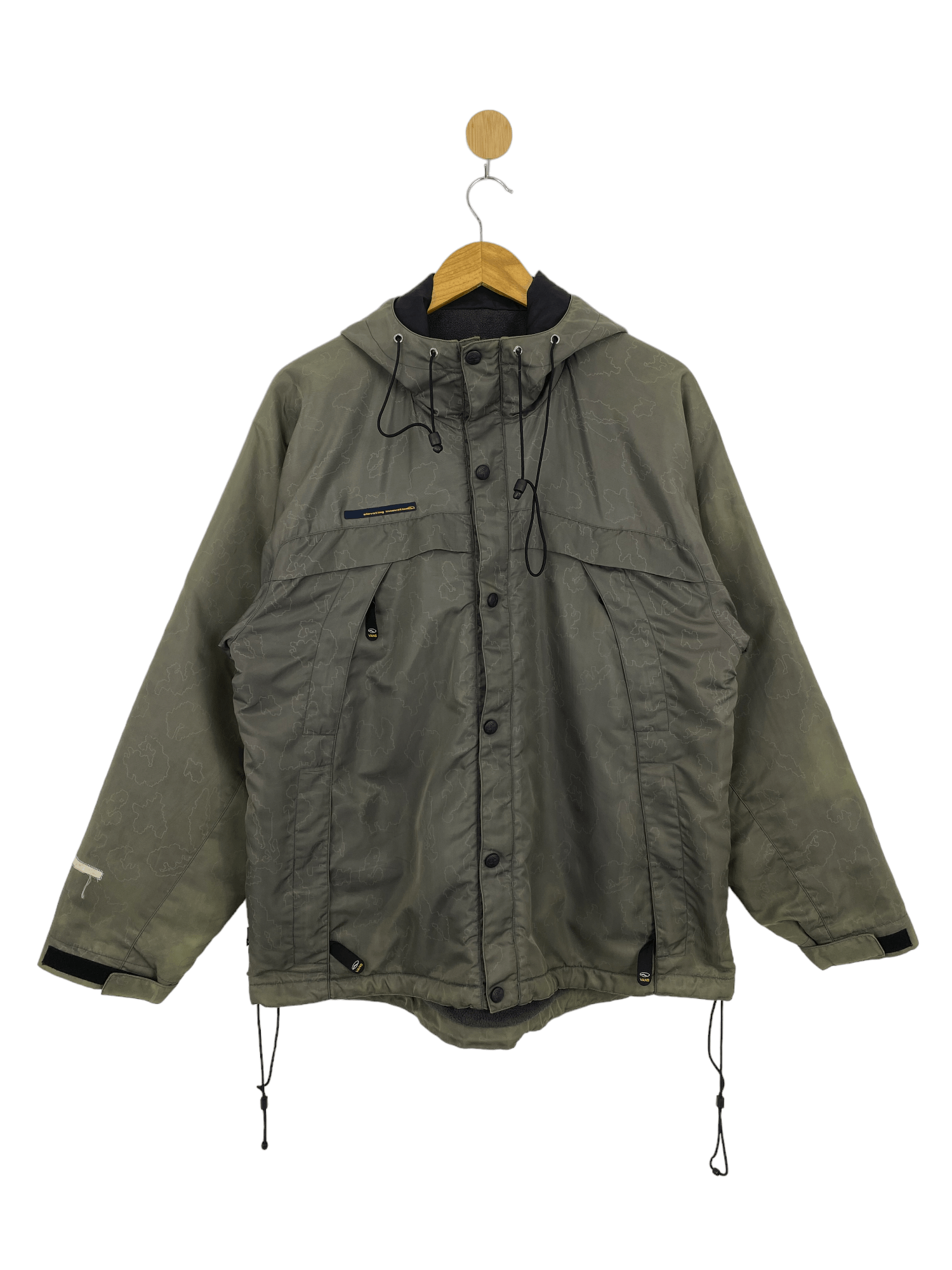 Vans Vintage Vans Monogram Bomber Fleece Light Jacket Size US M / EU 48-50 / 2 - 1 Thumbnail