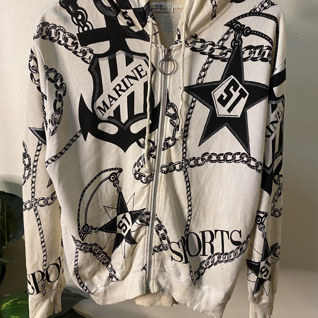 Affliction × Vintage The Lovely Wizard of OZ Affliction Detailing Zip Up Hoodie Size US S / EU 44-46 / 1 - 3 Thumbnail