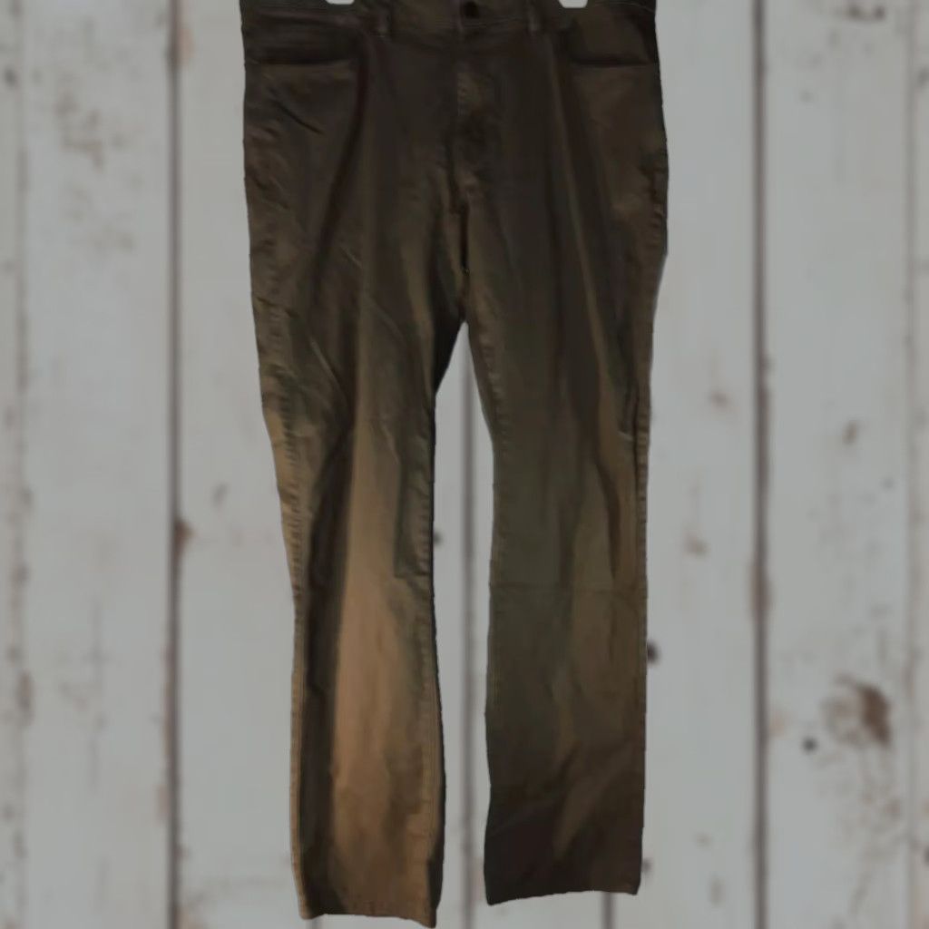 Vintage Fish Hippie Men's Tan Pima Cotton Chino Pants Size 38x34 Casual Travel Workwear Size US 38 / EU 54 - 1 Thumbnail