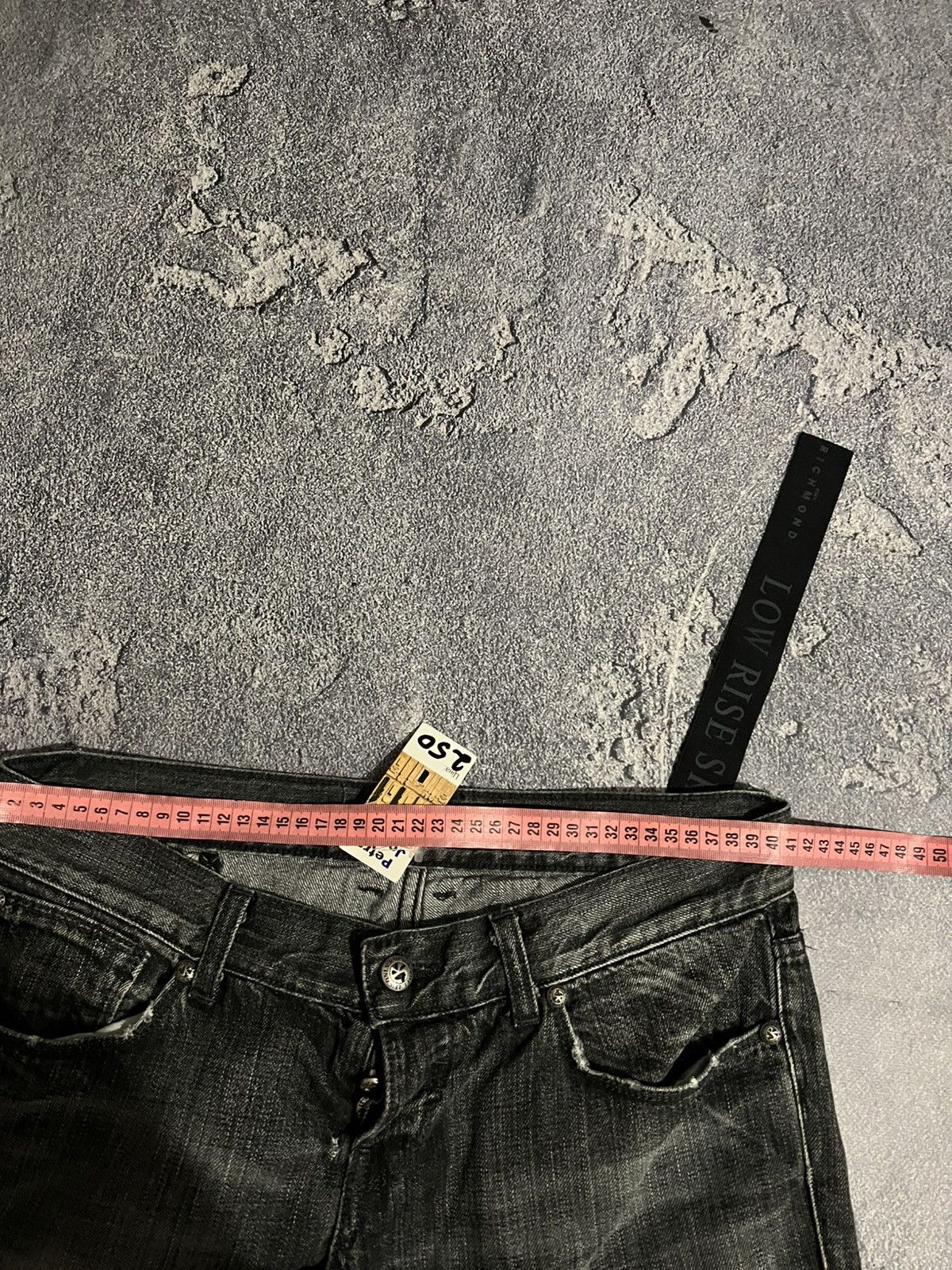 Japanese Brand Intentional Wear Y2K Aesthetic Distressed Skinny Jeans 90 Size US 31 - 9 Thumbnail