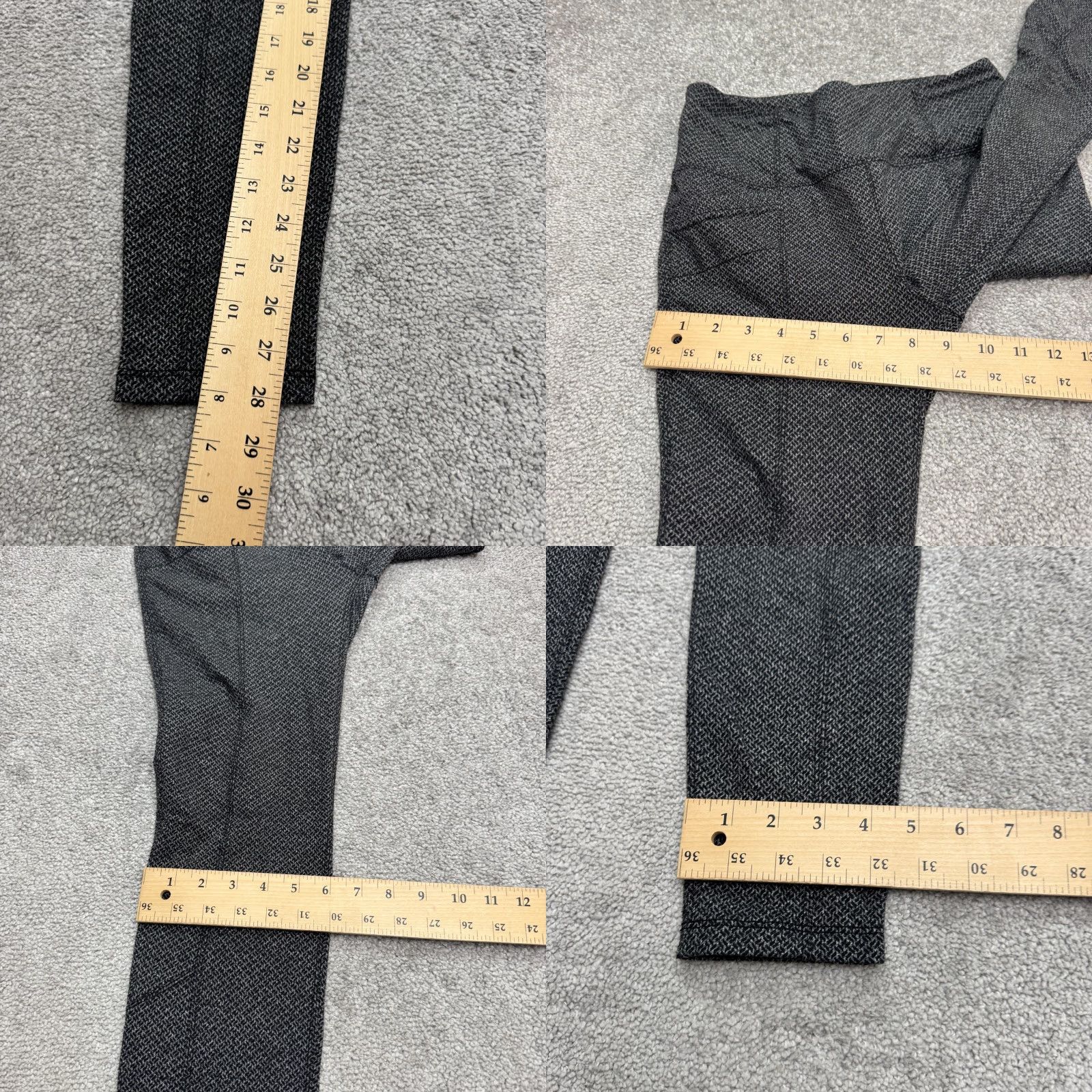 Athleta Athleta Leggings Womens Small Black Gray High Rise Activewear Straight From Original Title Size 28" / US 6 / IT 42 - 9 Thumbnail