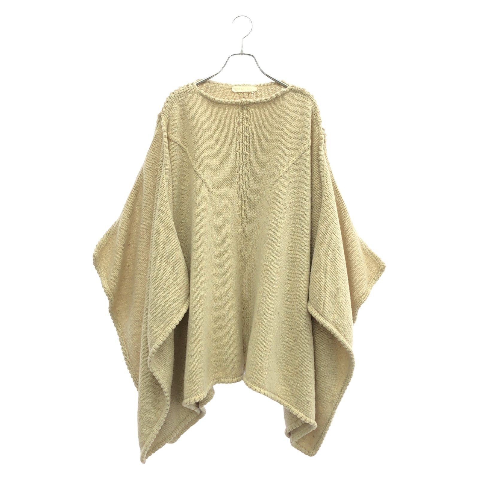 Valentino Valentino Poncho Wool Beige Size ONE SIZE - 1 Thumbnail