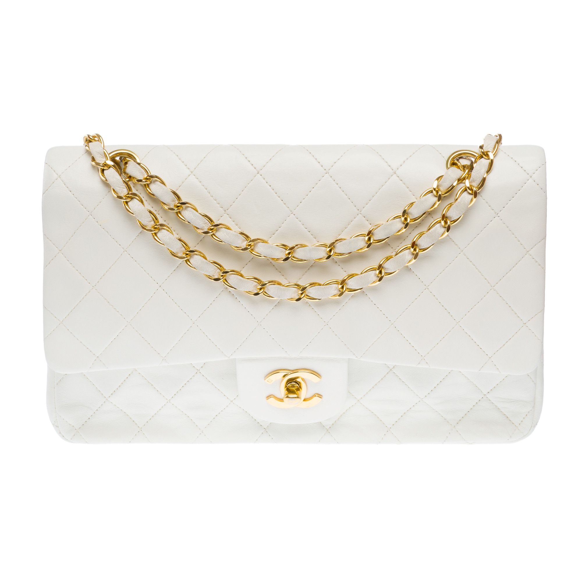 Chanel Chanel Timeless Classique in White Leather Size ONE SIZE - 2 Thumbnail