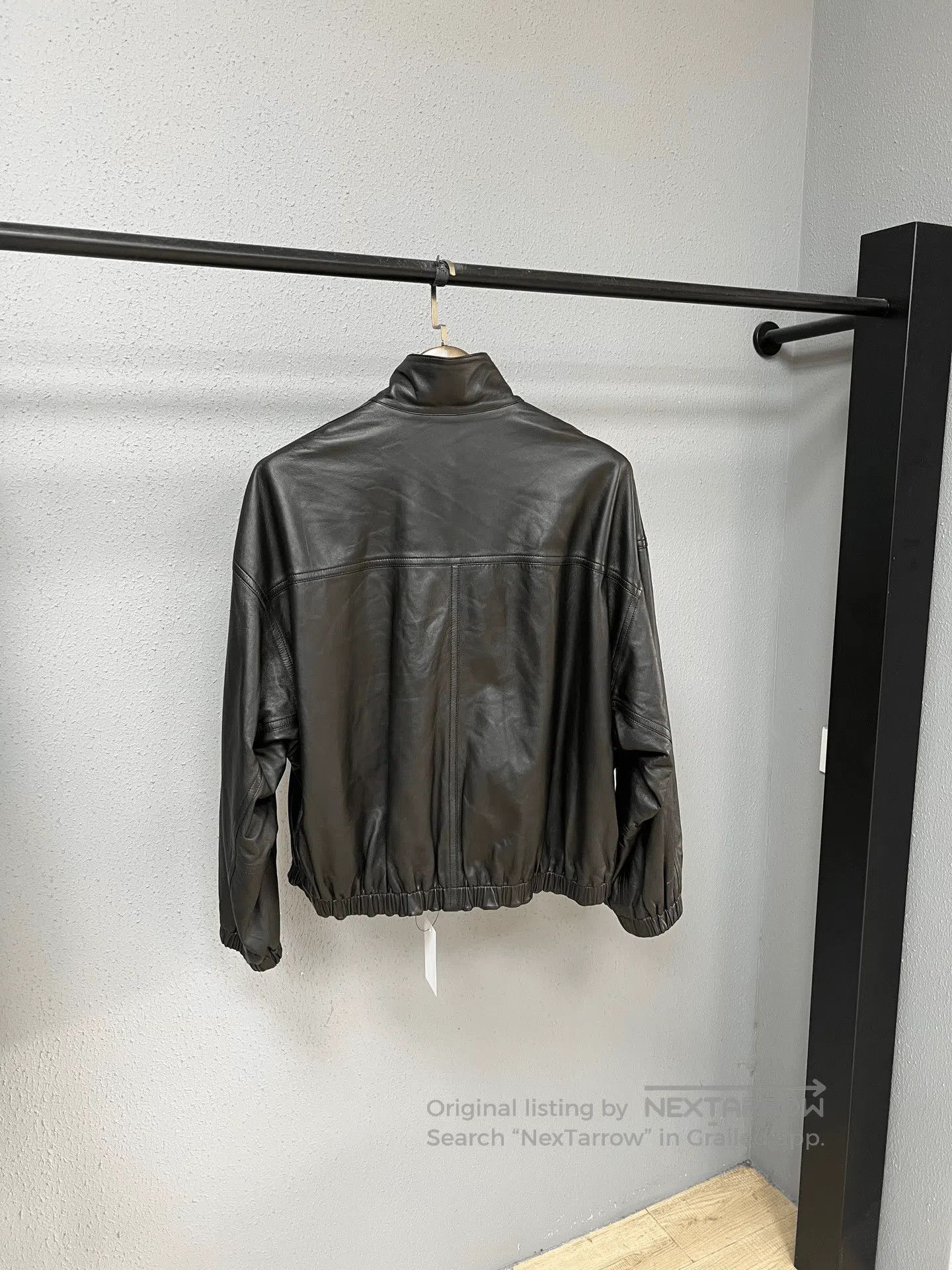 Lemaire Lemaire Stand Collar Leather Jacket. Size US M / EU 48-50 / 2 - 2 Thumbnail
