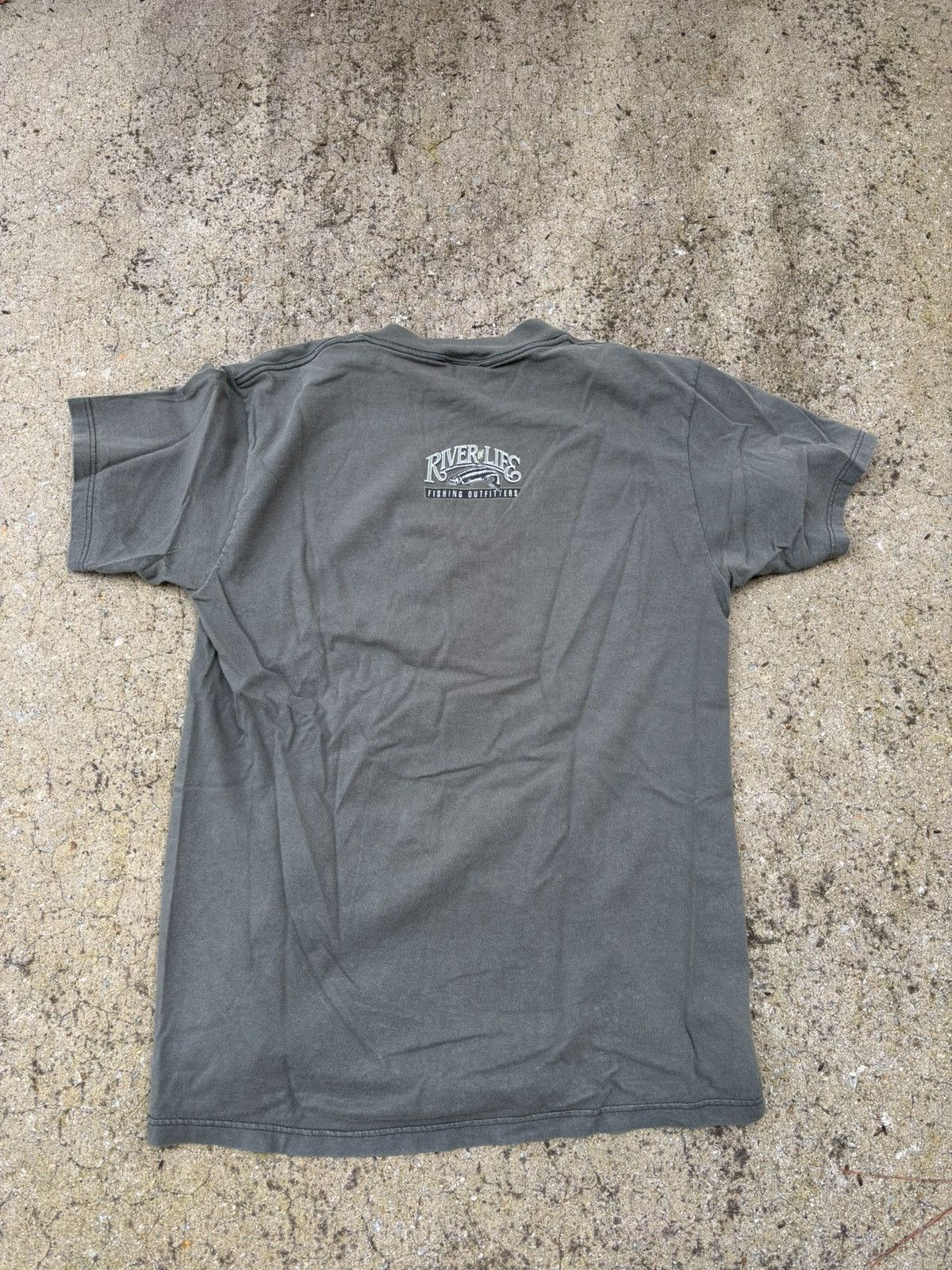 Vintage Vintage Fishing Jesus T Shirt Size US L / EU 52-54 / 3 - 3 Thumbnail