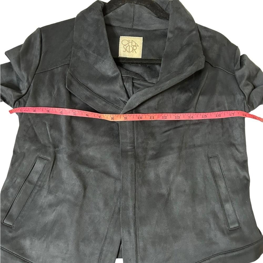 Chase Authentics Chaser I NWOT Faux Suede Open Front Jacket Small Size S / US 4 / IT 40 - 4 Thumbnail