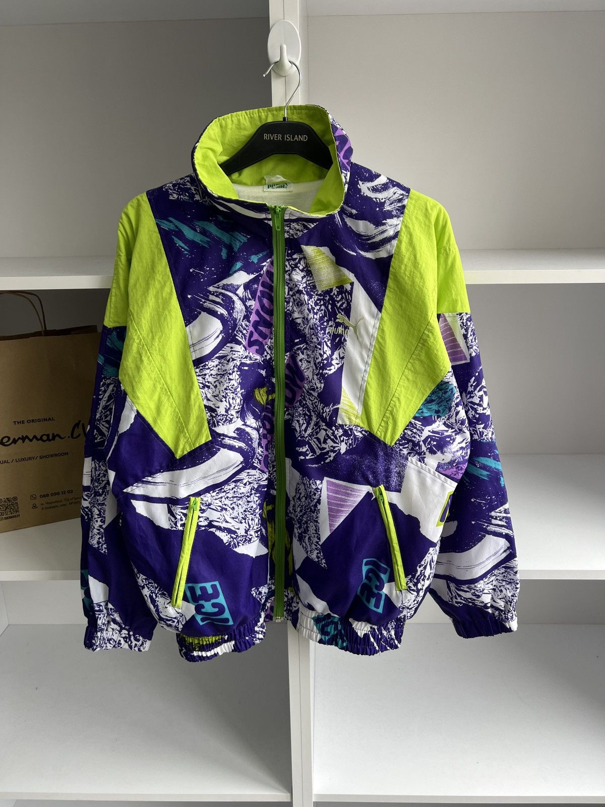 Puma × Vintage Vintage Puma Sports Jacket Track 90s Mens Size US M / EU 48-50 / 2 - 6 Thumbnail