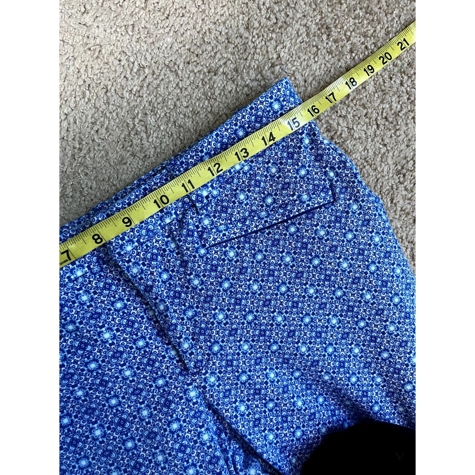 Gap Women's Blue Pattern Gap Slacks 12 Size 34" / US 12 / IT 48 - 3 Thumbnail