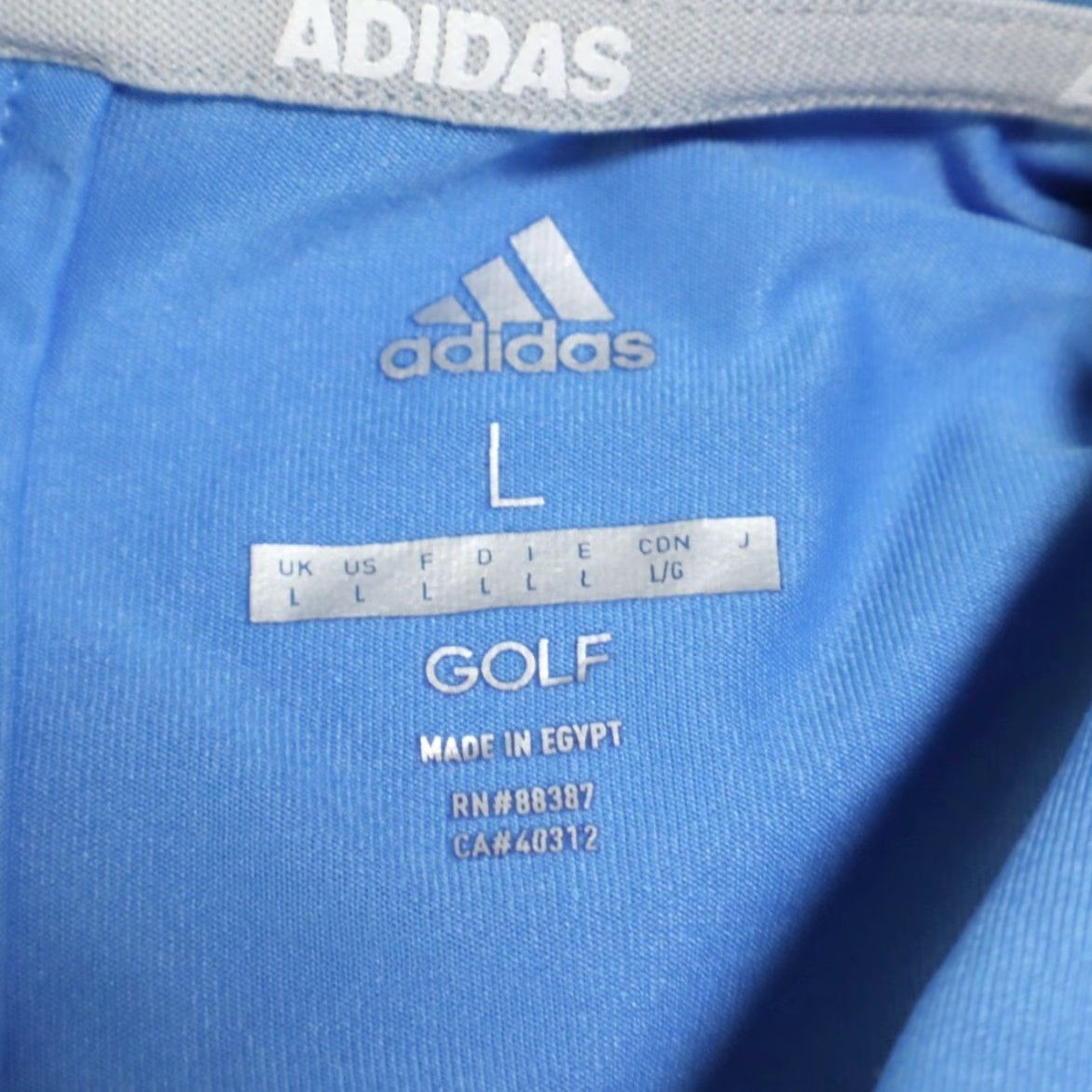 Adidas Adidas Golf Ultimate Stretch Solid Polo Shirt Blue Women's L Shirt Size L / US 10 / IT 46 - 5 Thumbnail