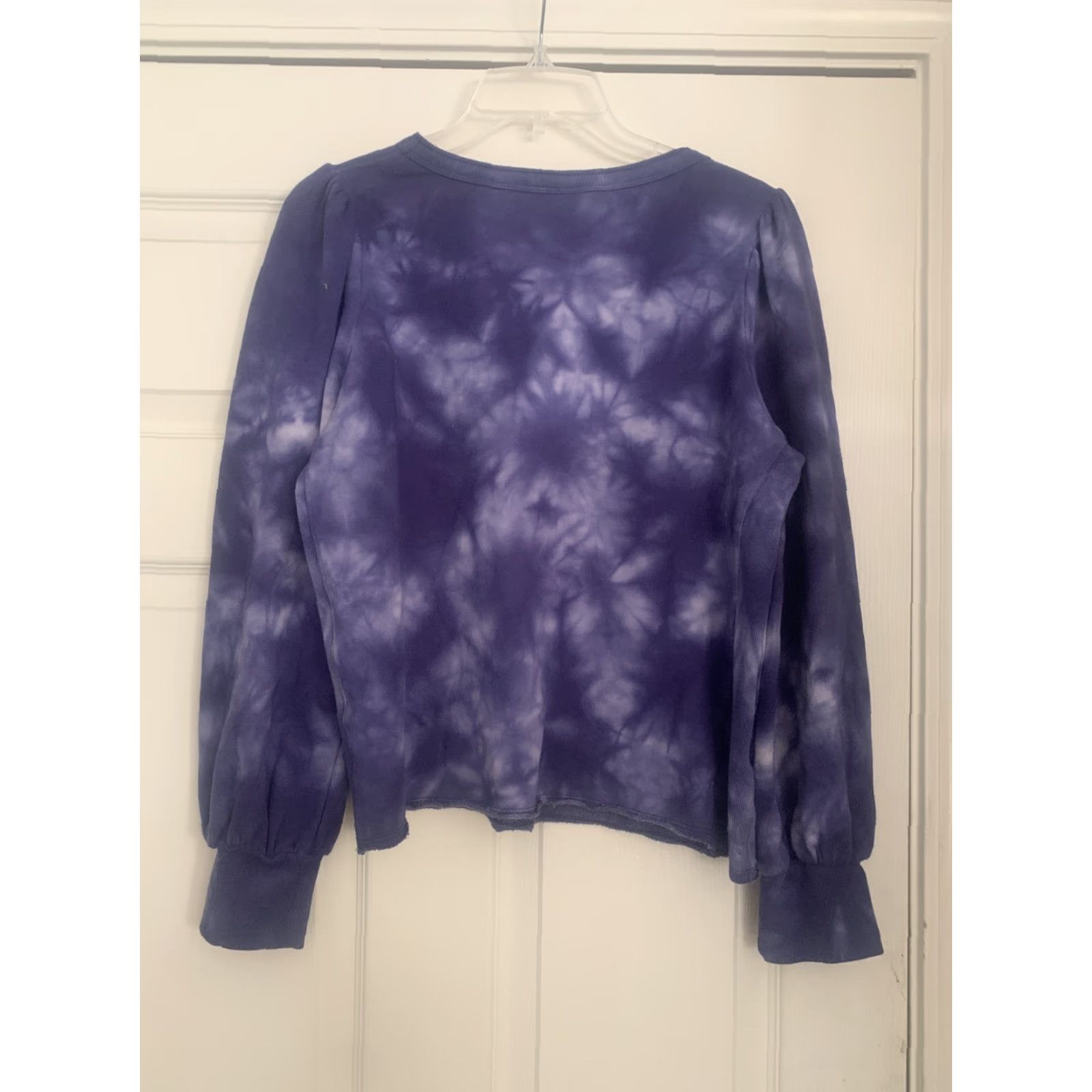 Vintage VINTAGE? No. Universal Thread Cropped Sweatshirt The Dye Blue S Juniors Women Crew Neck Long Sleeve Cotton Polyester Knit Regular Size S / US 4 / IT 40 - 5 Thumbnail