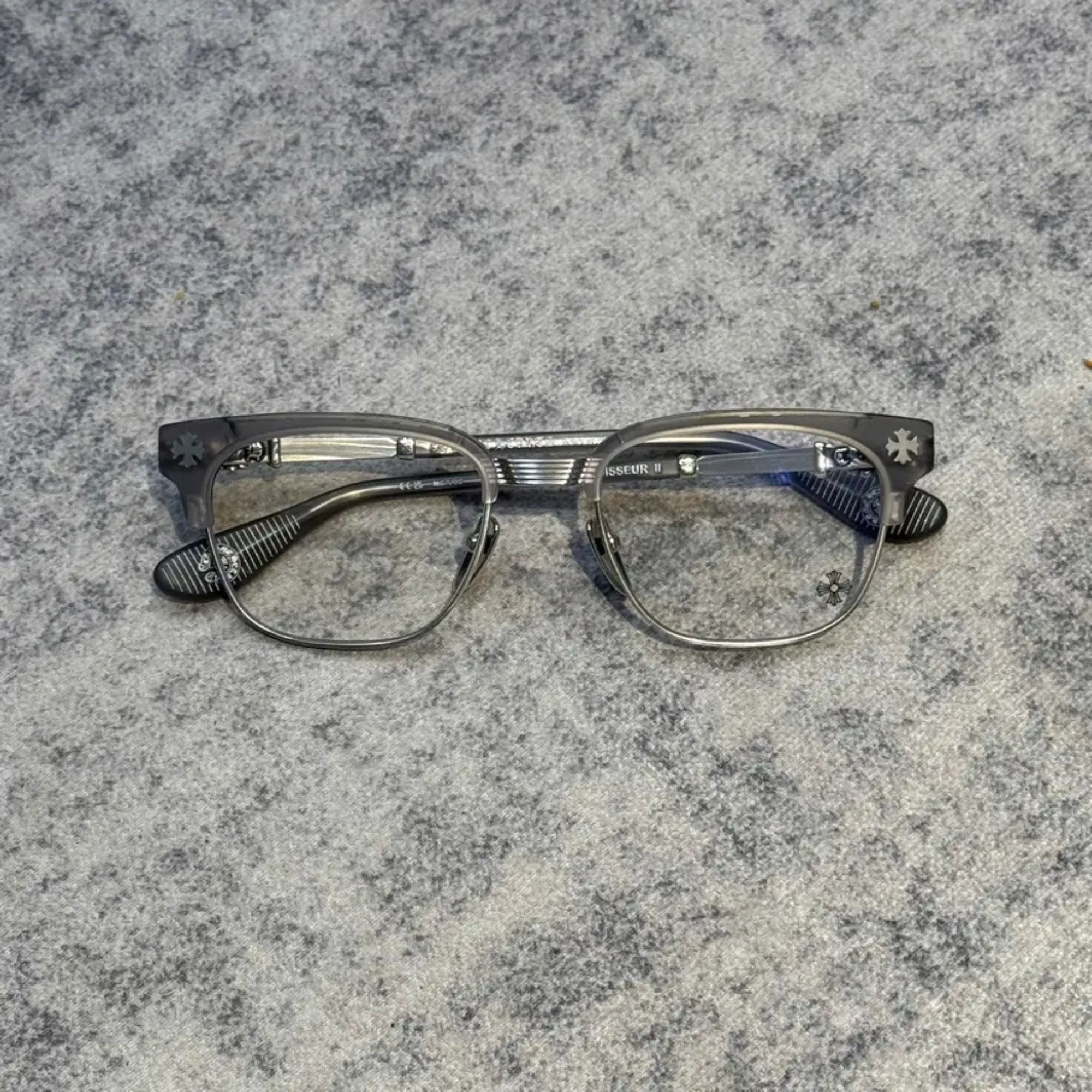Chrome Hearts CHROME HEARTS BONENNOISSEUR II Matte Graphite/Brushed Silver Size ONE SIZE - 2 Thumbnail