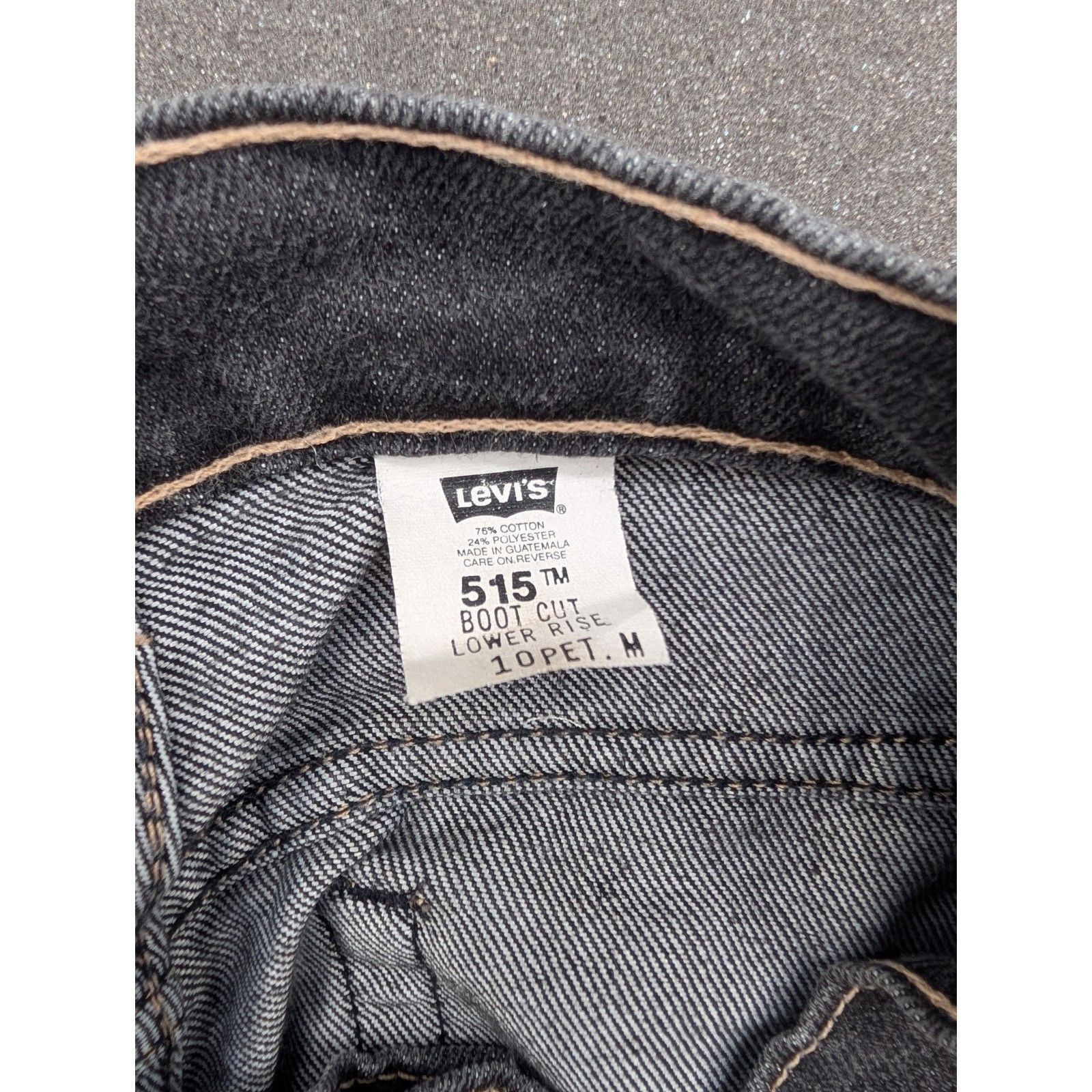 Levi's Levi’s 515 Bootcut Jeans Women’s 10 Petite Gray Wash Stretch Size 32" / US 10 / IT 46 - 6 Thumbnail