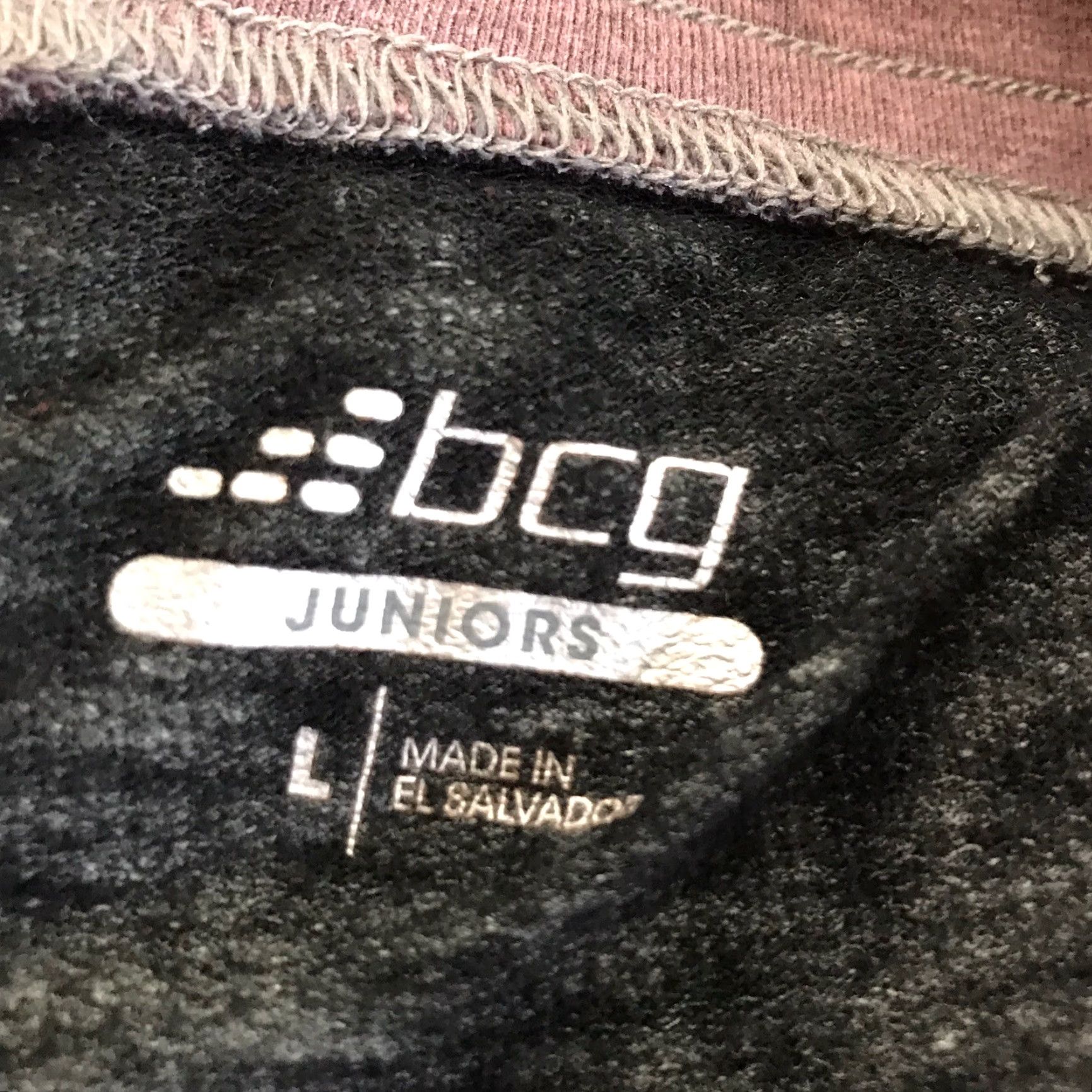 Vintage BCG Lightweight Drawstring Joggers Juniors Size L Blk/Purple Comfort Activewear Womens Size 36" / US 14 / IT 50 - 3 Thumbnail