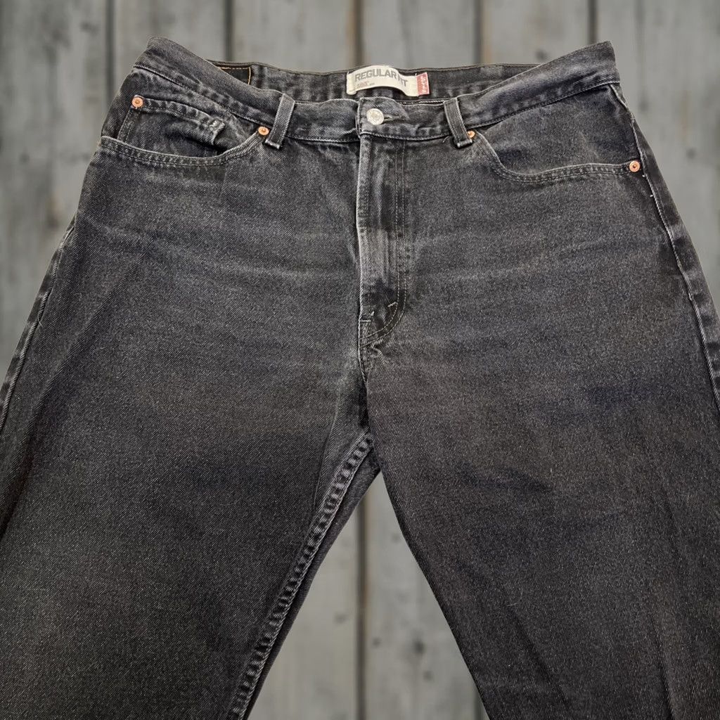 Levi's Levi’s 505 Jeans Men’s 38x34 Regular Fit Black Zip Fly 5-Pocket Denim 90s USA Style Constraint: 38x34 (38x30) 505 Model - Levi's 500 Series Men Size US 38 / EU 54 - 1 Thumbnail