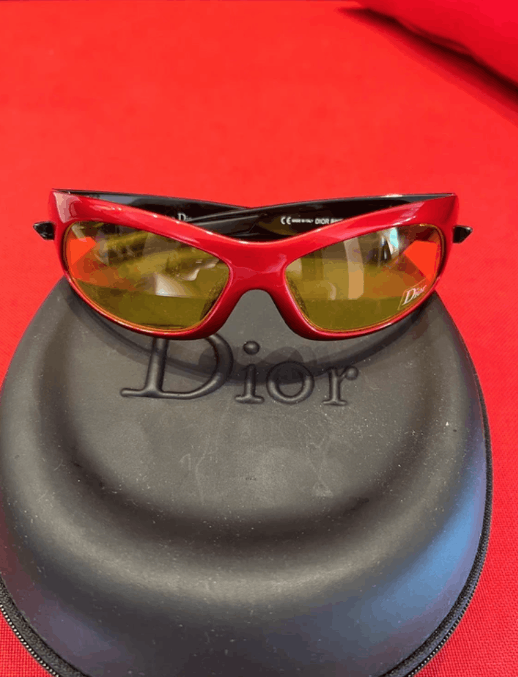 Dior DIOR Sunglasses 🇺🇸 TAX FREE Bike Pop Mask Ski Wrap Shield Size ONE SIZE - 3 Thumbnail