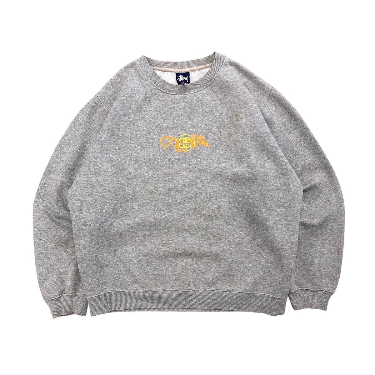 Stussy STUSSY Vintage Dragon Printed Crewneck Sweatshirt Size US M / EU 48-50 / 2 - 1 Thumbnail
