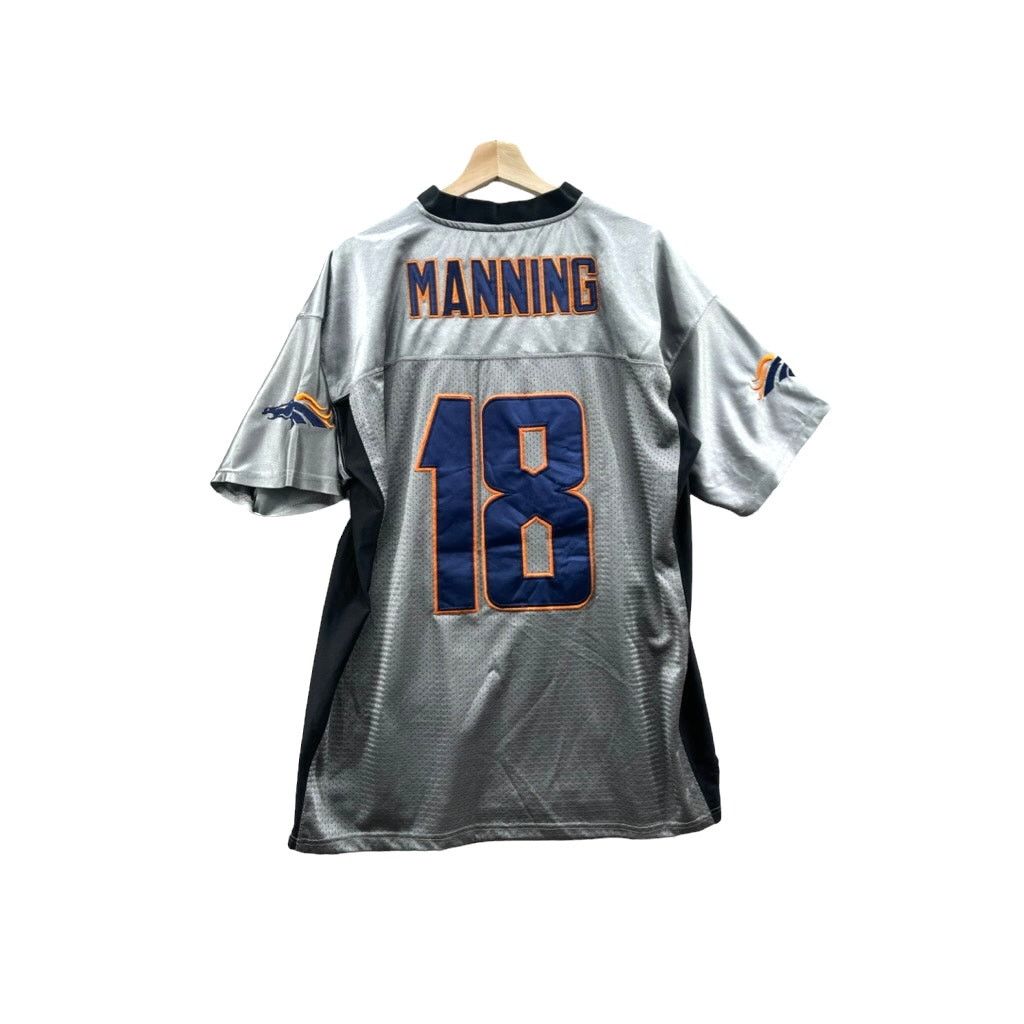 NFL × Reebok × Vintage VTG Reebok Denver Broncos Payton Manning NFL Football Jersey Size US XL / EU 56 / 4 - 2 Thumbnail