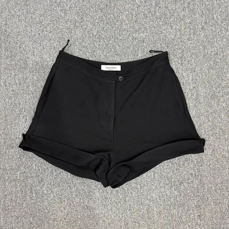 Valentino Valentino Black Denim Women's Shorts 0089 Size 28" / US 6 / IT 42 - 1 Thumbnail