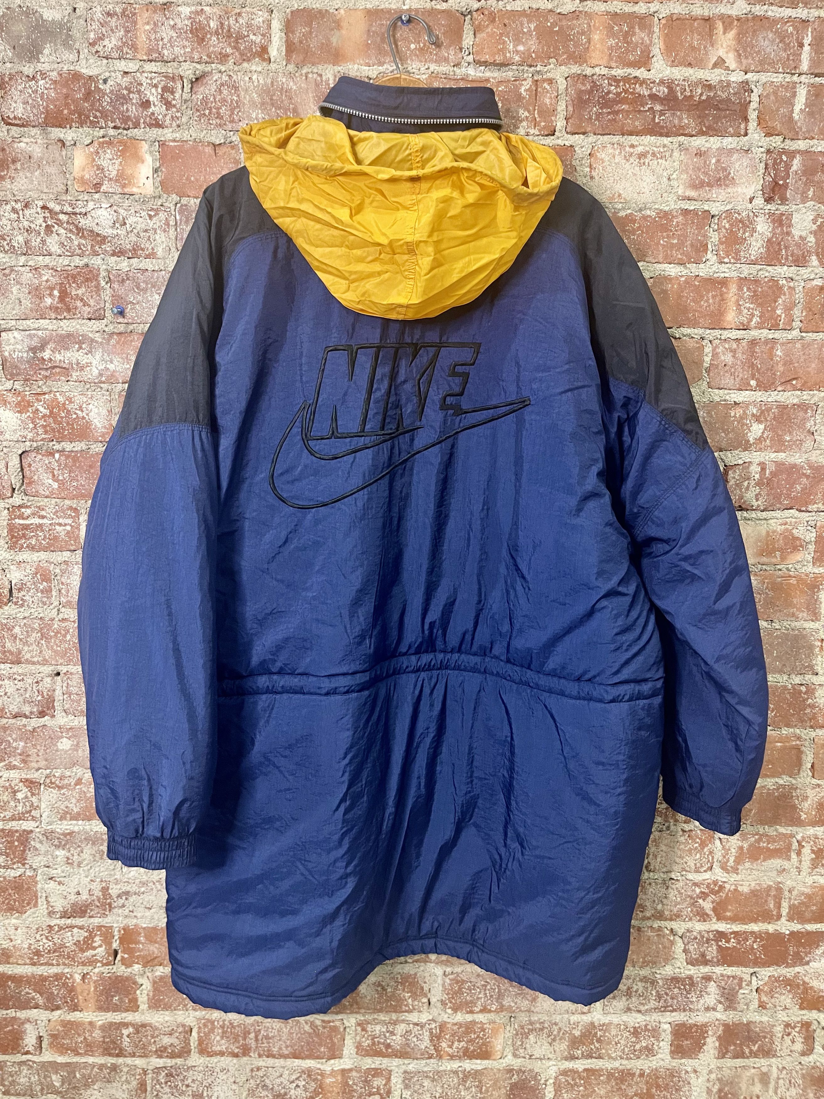 Nike × Vintage Vintage 1990's Nike Parka Jacket Size US XL / EU 56 / 4 - 3 Thumbnail
