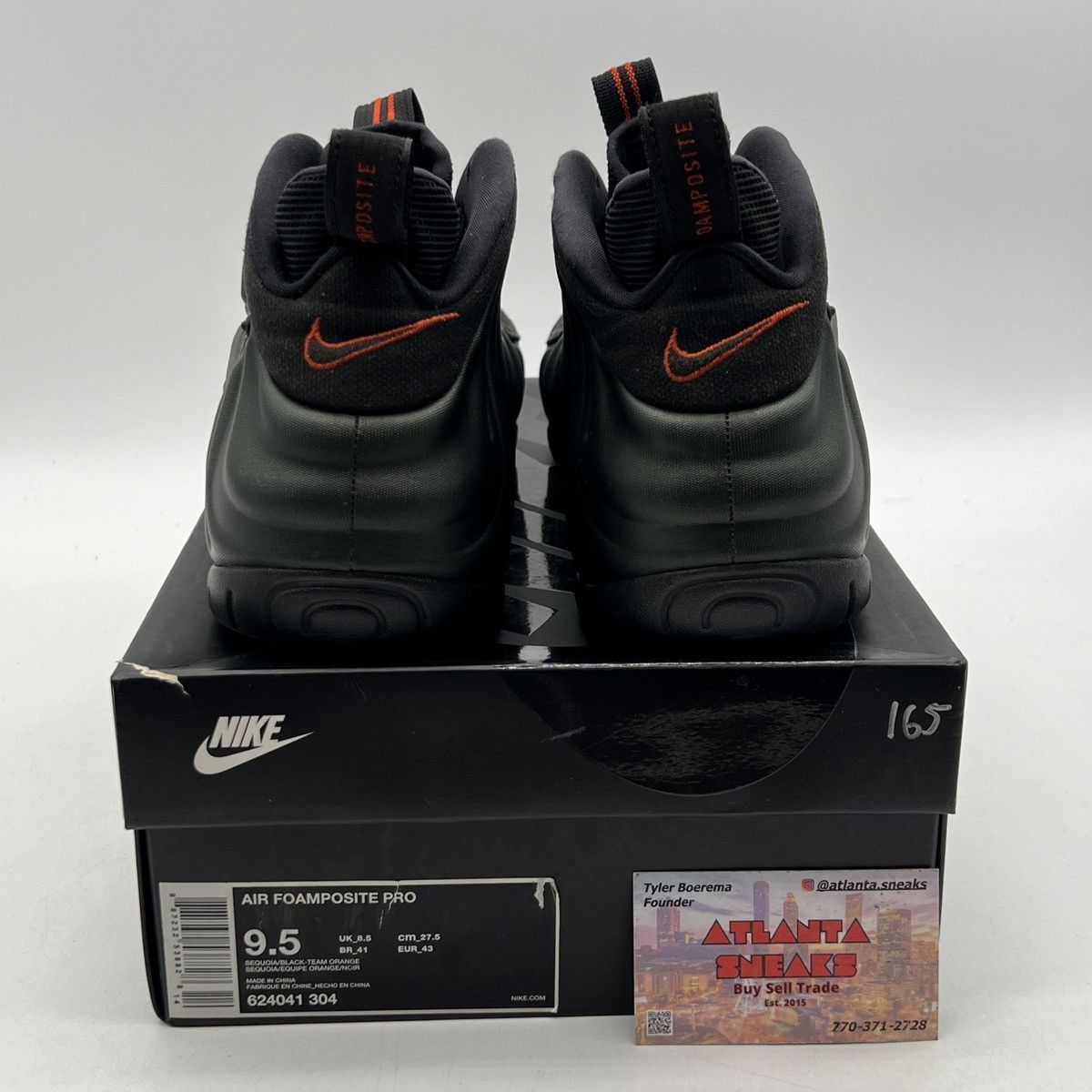 Nike Air Foamposite pro sequoia Size US 9.5 / EU 42-43 - 3 Thumbnail