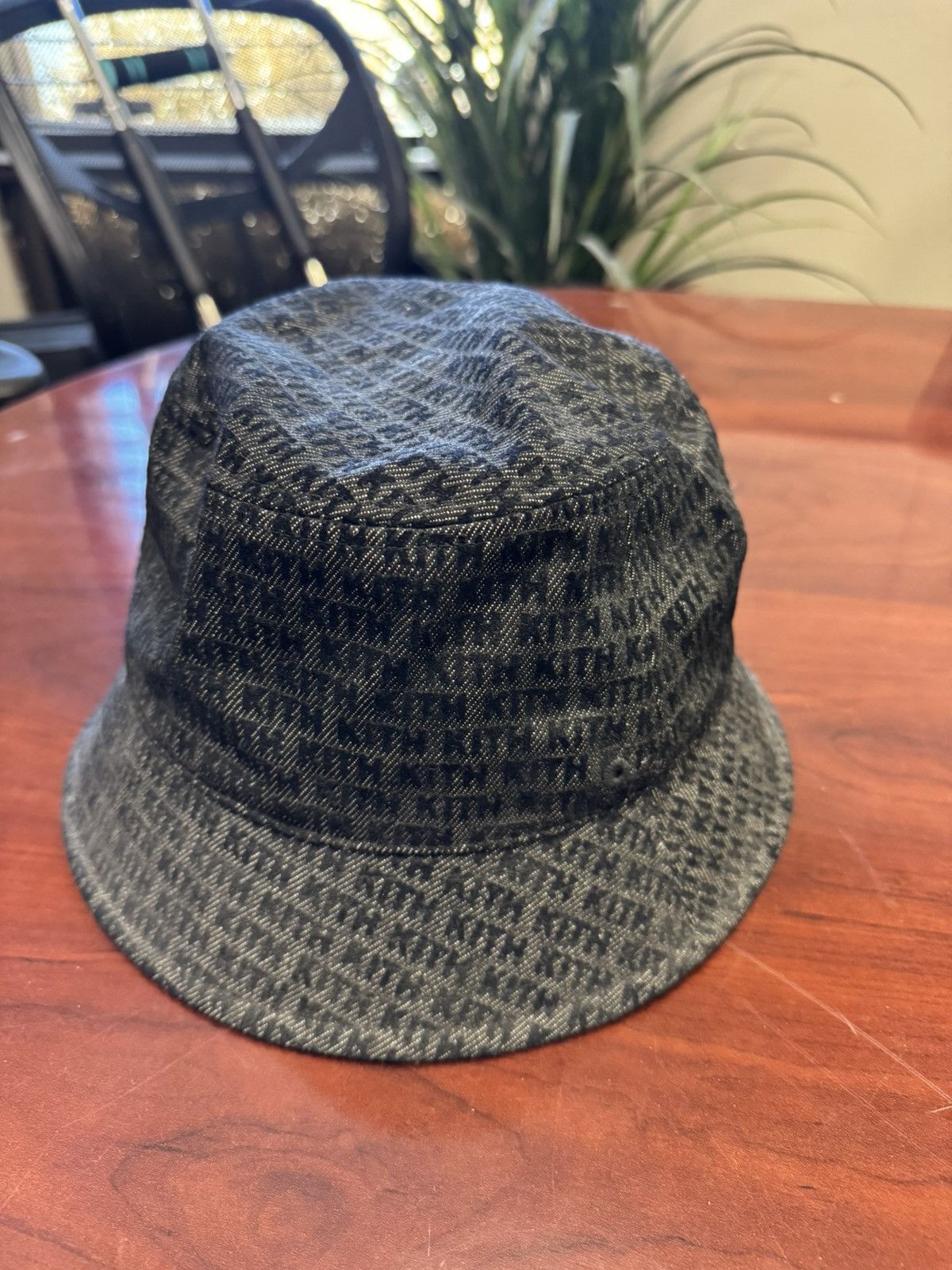 Kith Kith monogram flocked denim bucket hat Size ONE SIZE - 2 Thumbnail