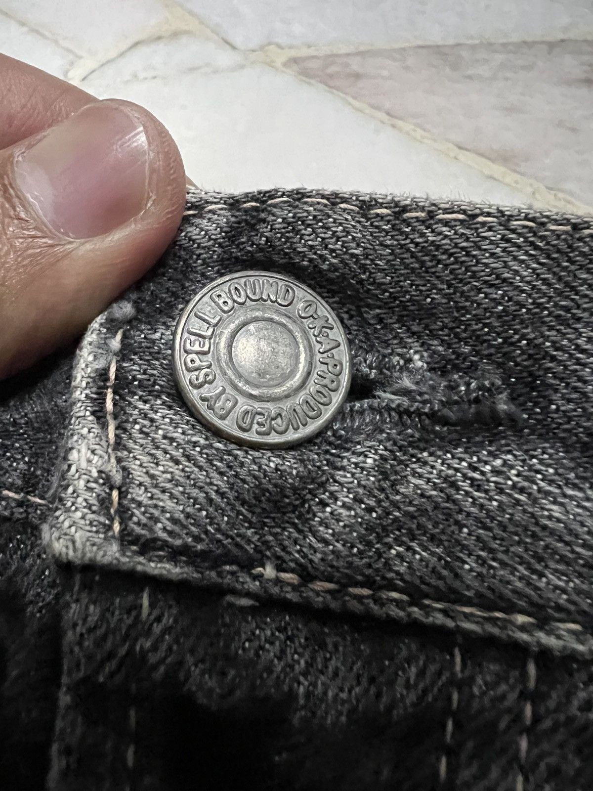 If Six Was Nine × Japanese Brand × Spellbound 💥90’s💥Vintage Spellbound Distress Mud Wash Faded Jean Japan Size US 32 / EU 48 - 15 Thumbnail