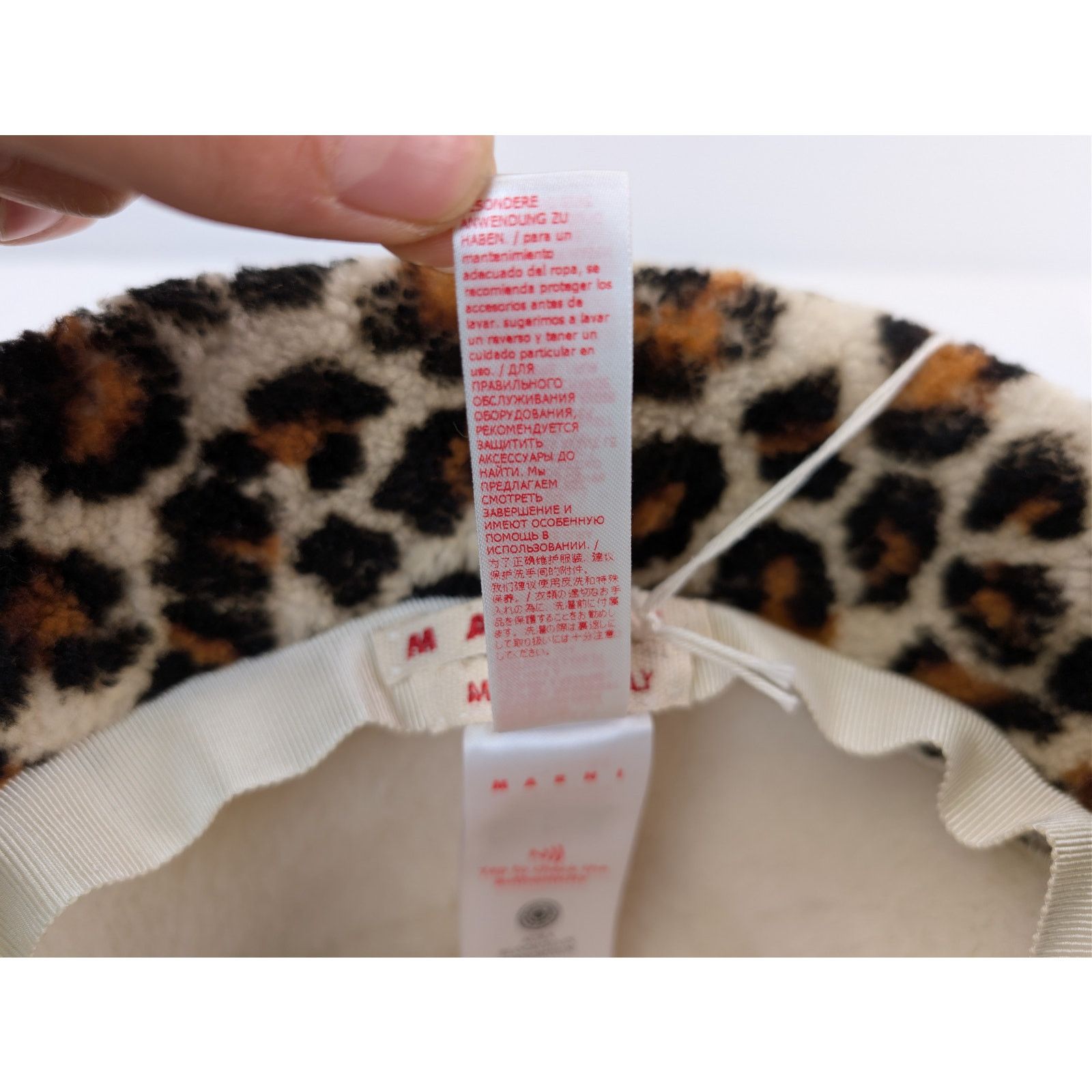 Marni o1rshd1 Size: L / Shearling Leopard Print Bucket Cap / Hat Size ONE SIZE - 14 Thumbnail