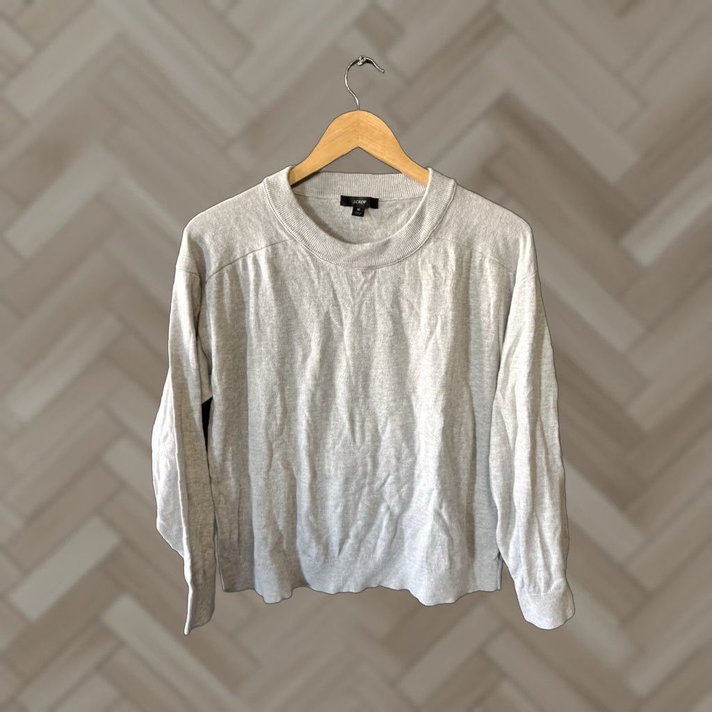 J.Crew J. Crew Mens Gray Long Sleeve Pullover Sweatshirt M Size Regular Shirt Size US M / EU 48-50 / 2 - 1 Thumbnail