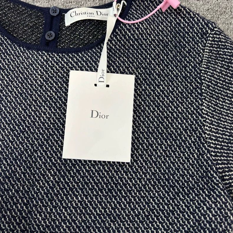 Dior Dior Knitted dress, waist-tight princess dress, pleated ski Size XS / US 0-2 / IT 36-38 - 4 Thumbnail