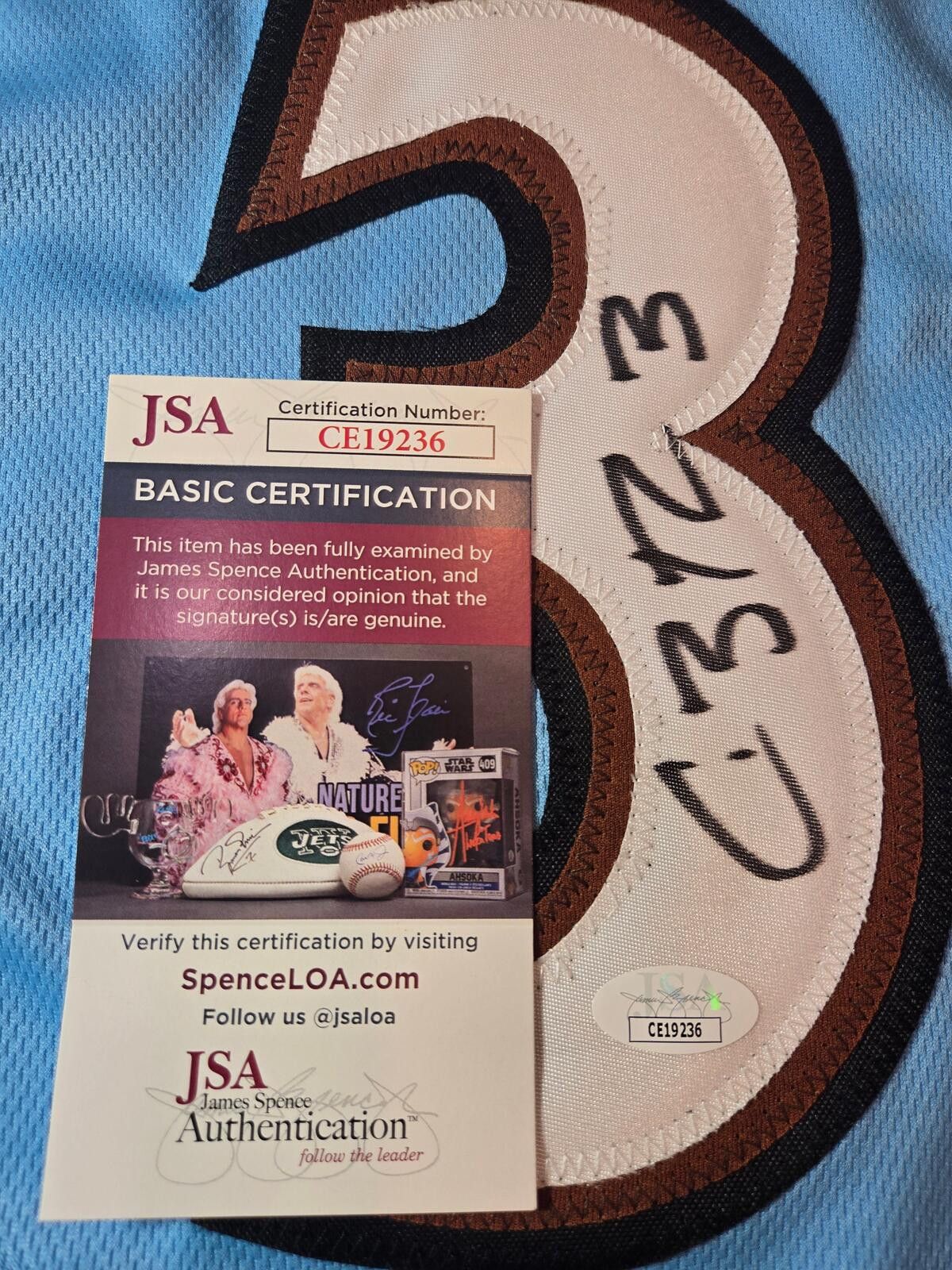 Other Caron Butler Wizards Signed Basketball Jersey JSA COA (XL) Size ONE SIZE - 3 Thumbnail