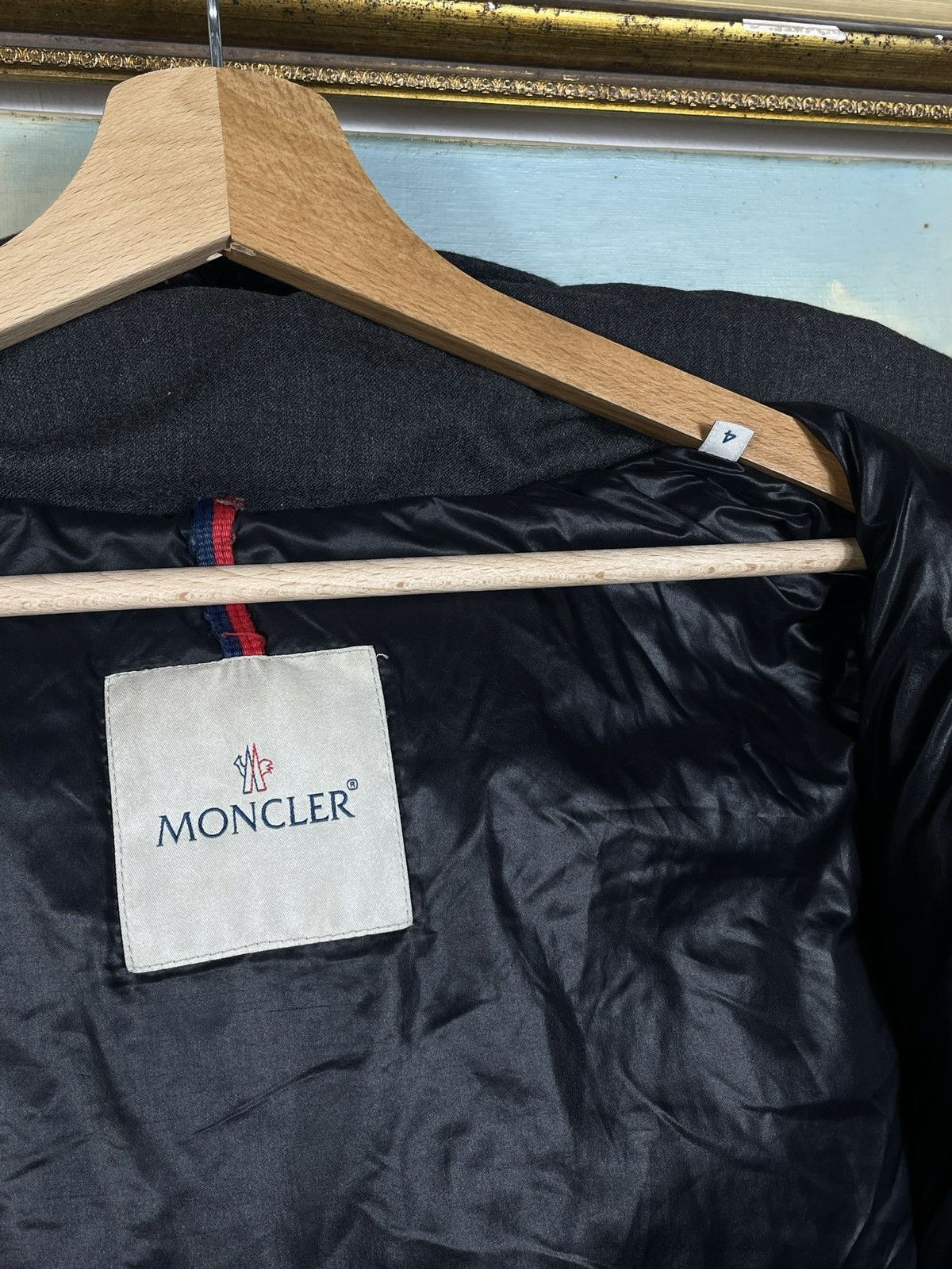Designer × Moncler Moncler Montgenevre Giubbotto Grey Puffer Hoodie Size US XL / EU 56 / 4 - 13 Thumbnail