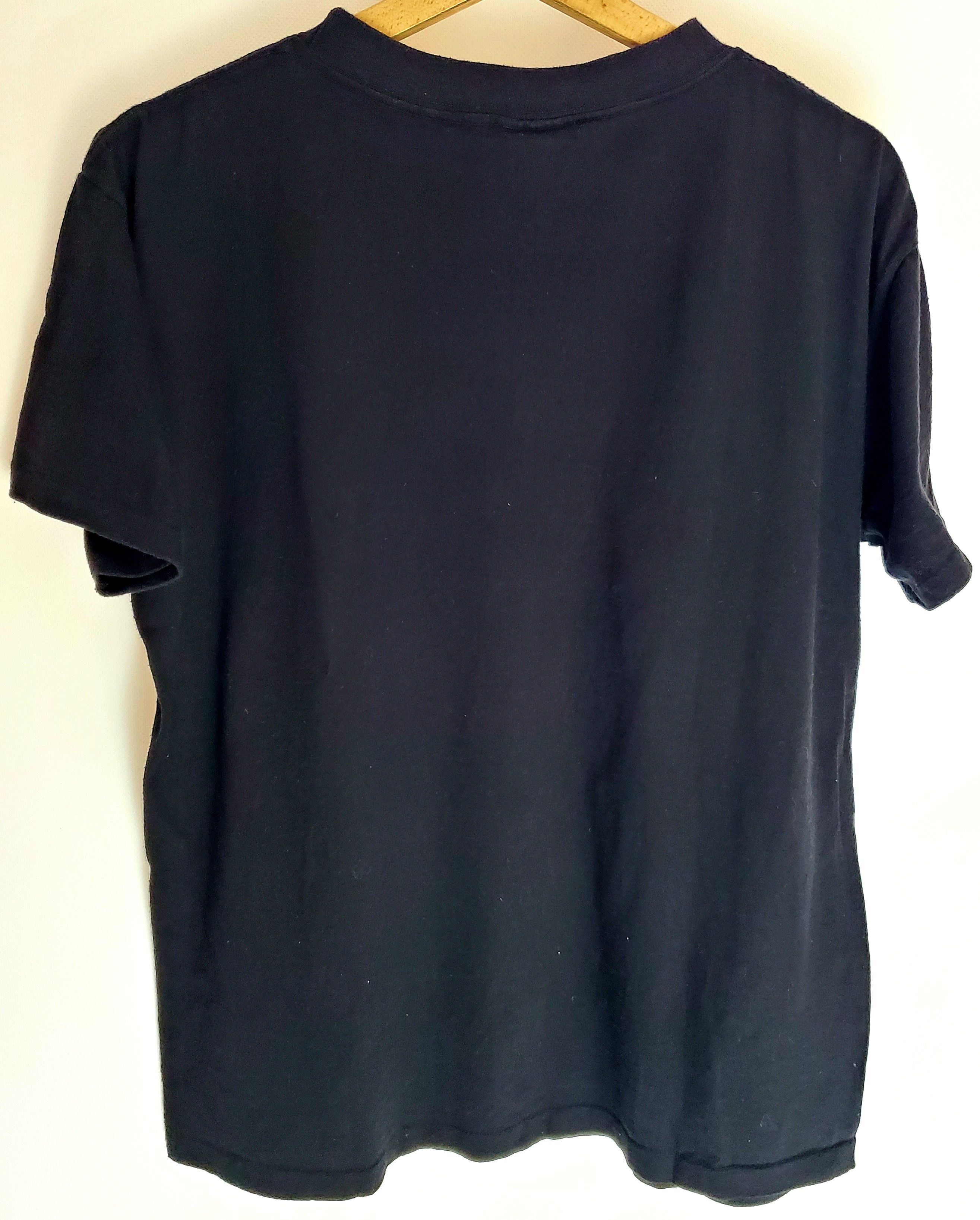 Harley Davidson × Vintage 80s Harley Davidson 3D Emblem American Eagle Black T Shirt L Size US L / EU 52-54 / 3 - 6 Thumbnail