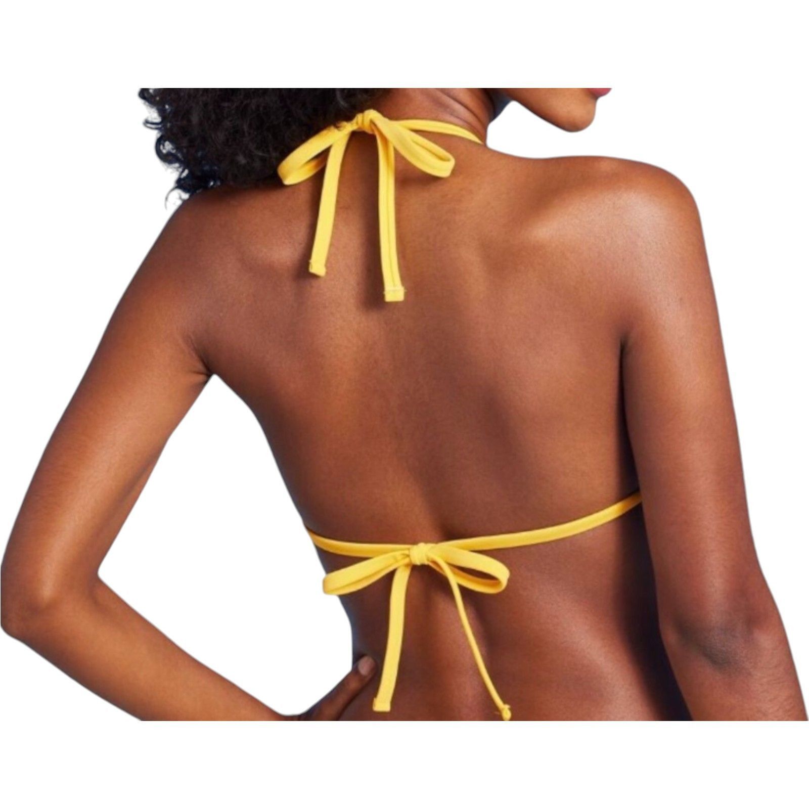 Other Shade & Shore - Women's Crochet Halter Triangle Bikini Top - Size ONE SIZE - 2 Thumbnail
