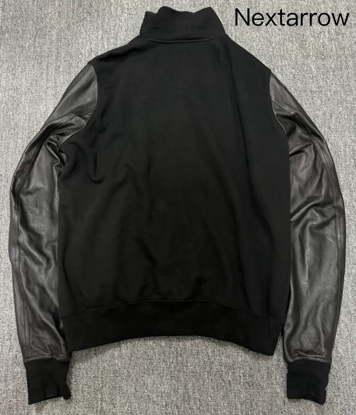Rick Owens Rick Owens Drkshdw Top Leather Sleeve Slant Zipper Coat Size US L / EU 52-54 / 3 - 2 Thumbnail
