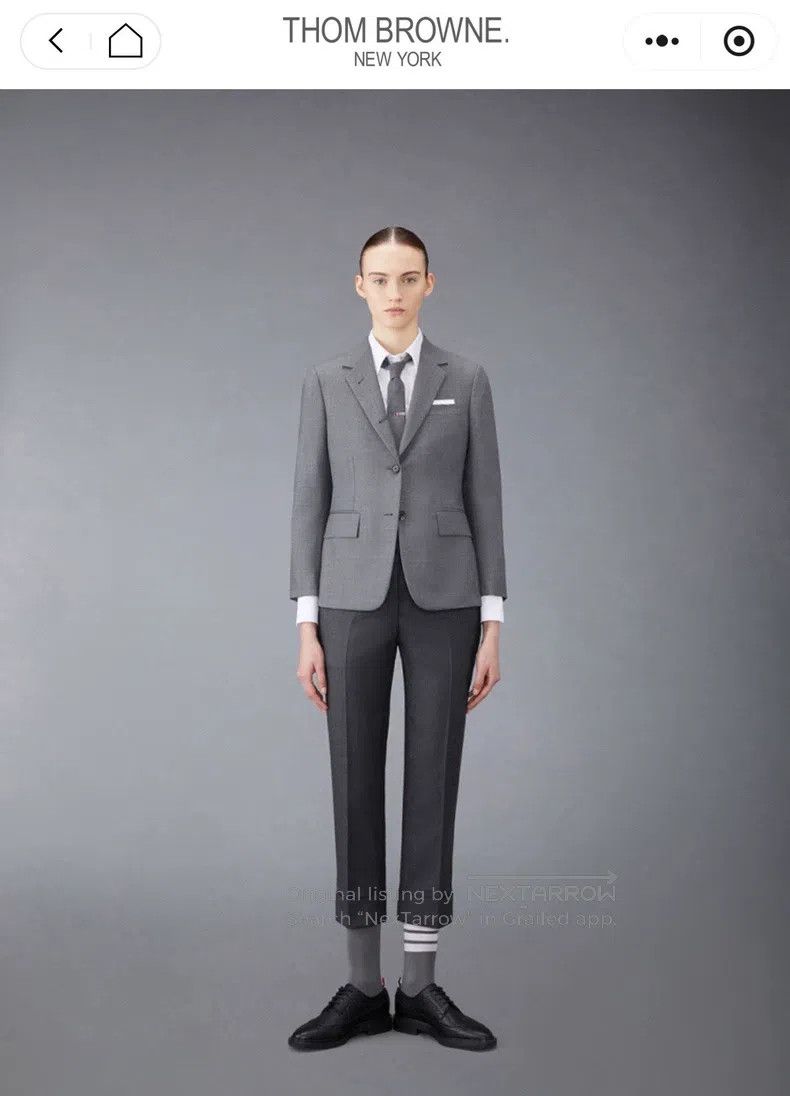 Thom Browne Thom Browne Classic Trousers - Dark Gray Size 25" / US 0 / IT 36 - 5 Thumbnail