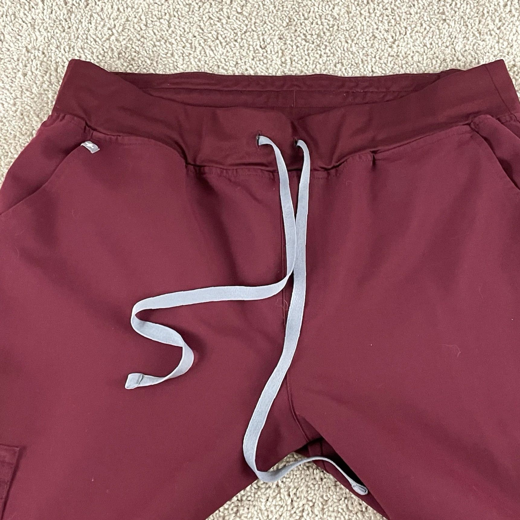 Vintage FIGS Joggers Women's XL Zamora Red Scrub Work 29 Inseam Nurse Office C87 Size 40" / US 18 - 4 Thumbnail