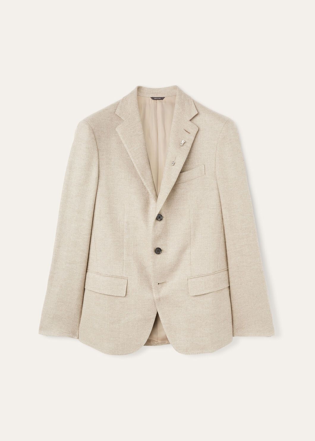 Loro Piana o1w1db10825 FAO6520 Torino Jacket in Beige Size US L / EU 52-54 / 3 - 1 Thumbnail