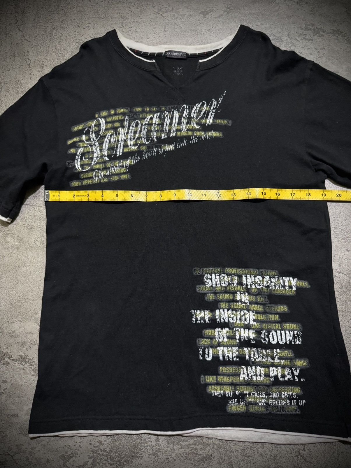 Hysteric Glamour Y2k Free beat double layer poem ifsixwasnine tshirt Size US L / EU 52-54 / 3 - 7 Thumbnail
