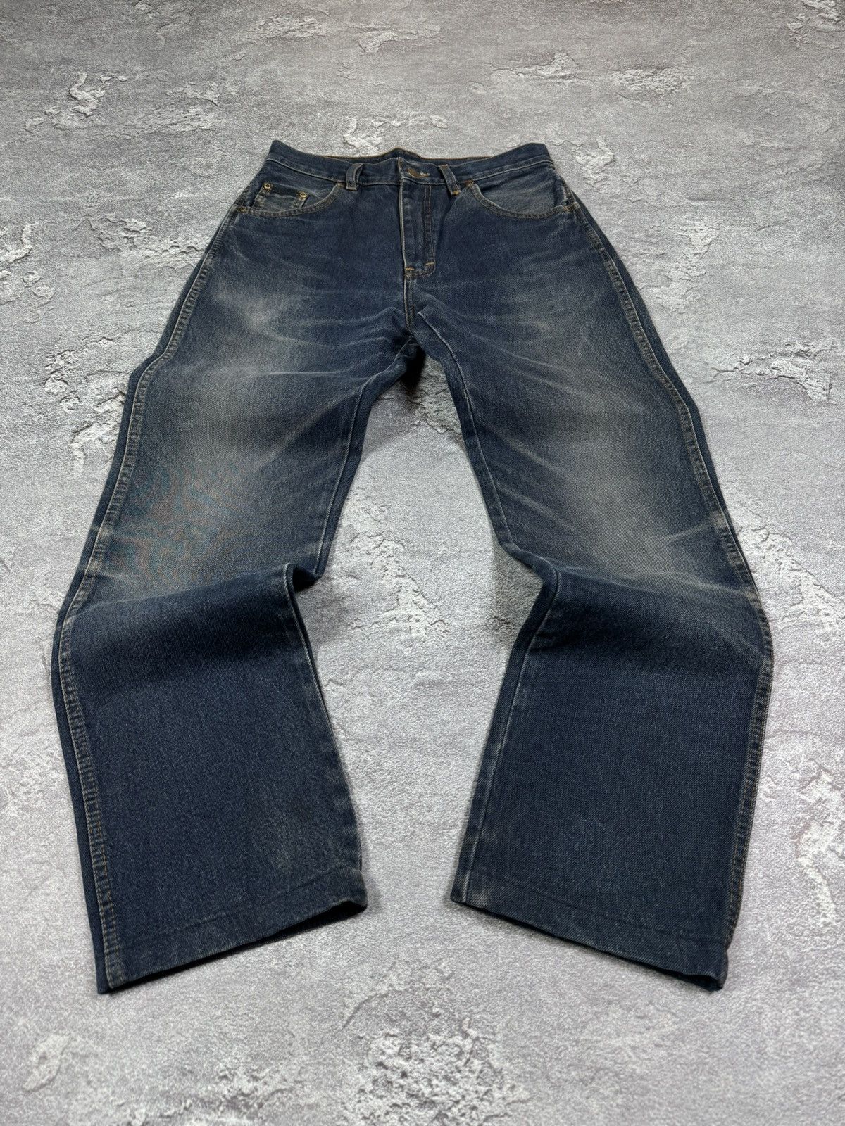 If Six Was Nine 2000s Wrangler Y2K Flare Bootcut Washed Jeans Size 30 Size US 30 / EU 46 - 1 Thumbnail