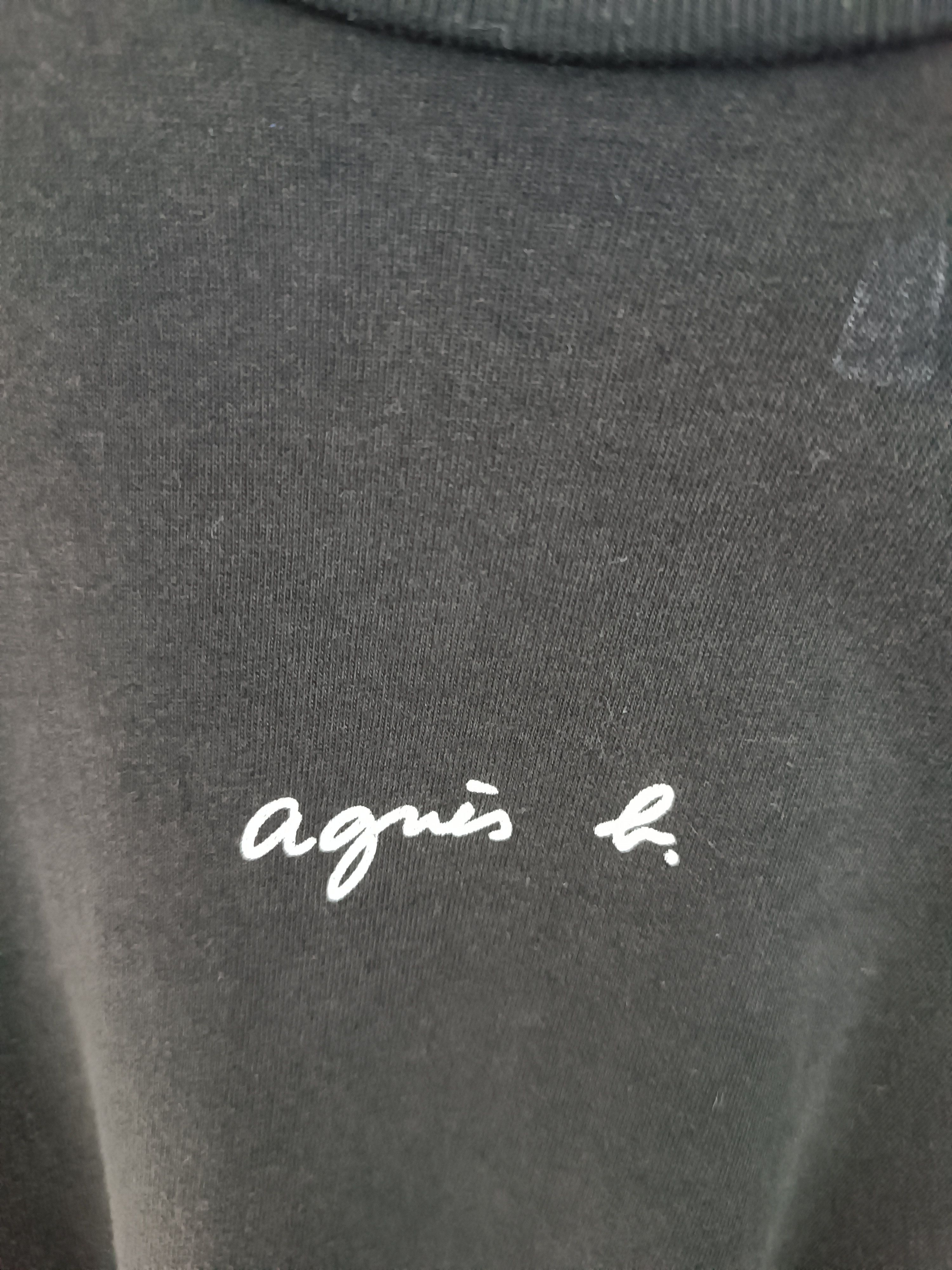 agnes b. VINTAGE 90'S AGNES B. SMALL LOGO SINGLE STITCH VERY RARE TEE Size US XL / EU 56 / 4 - 9 Thumbnail