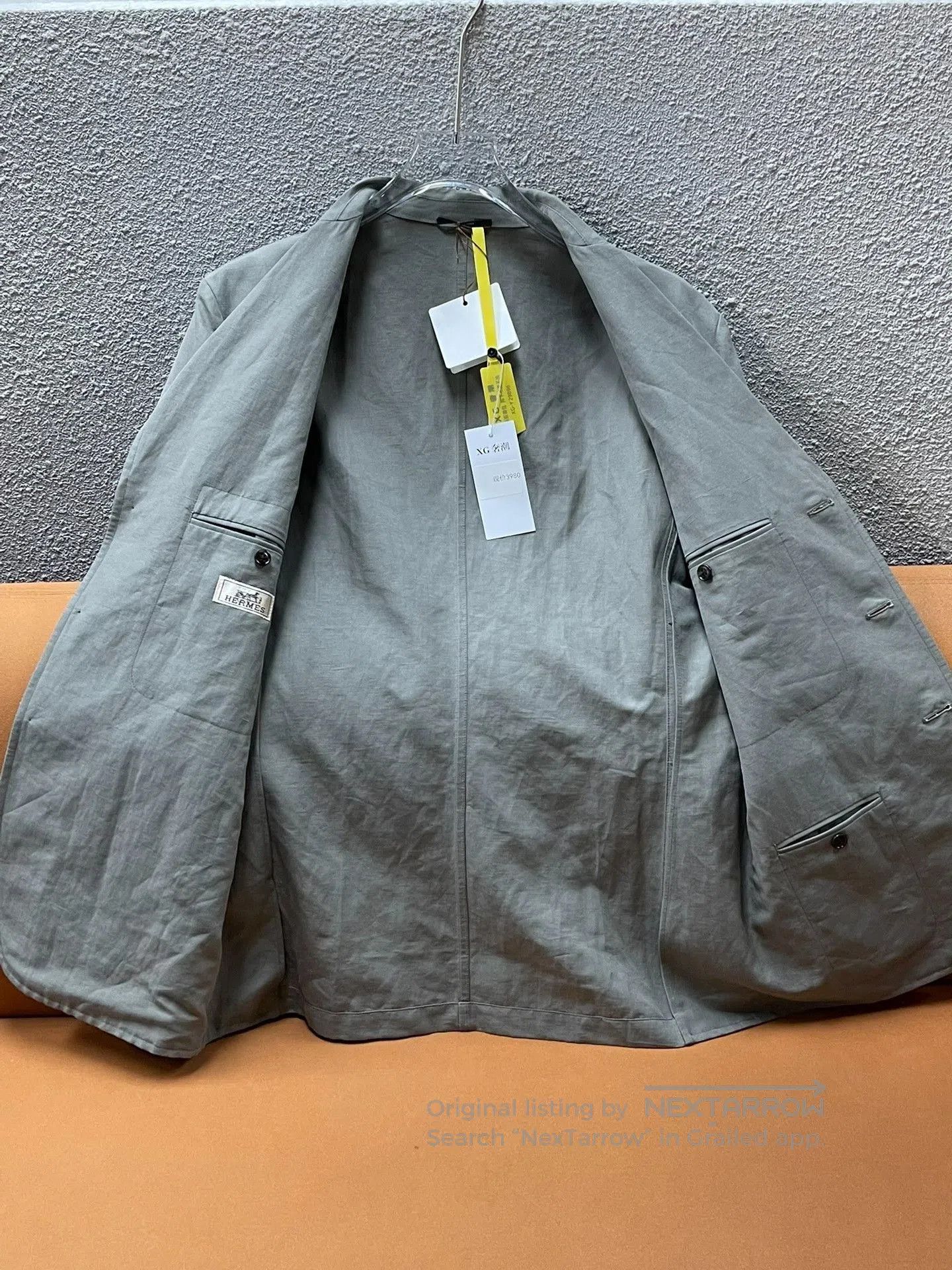 Hermes Hermes Linen Blend Lapel Single. Size US M / EU 48-50 / 2 - 3 Thumbnail