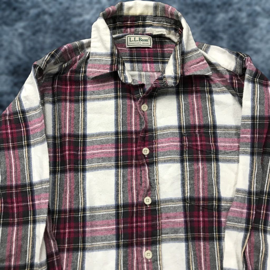 Vintage VINTAGE L.L. Bean Shirt Mens M Red Plaid Flannel Cotton Made USA 90s Shirt Mens M Red Plaid Flannel Cotton Made USA 90s Size US M / EU 48-50 / 2 - 1 Thumbnail